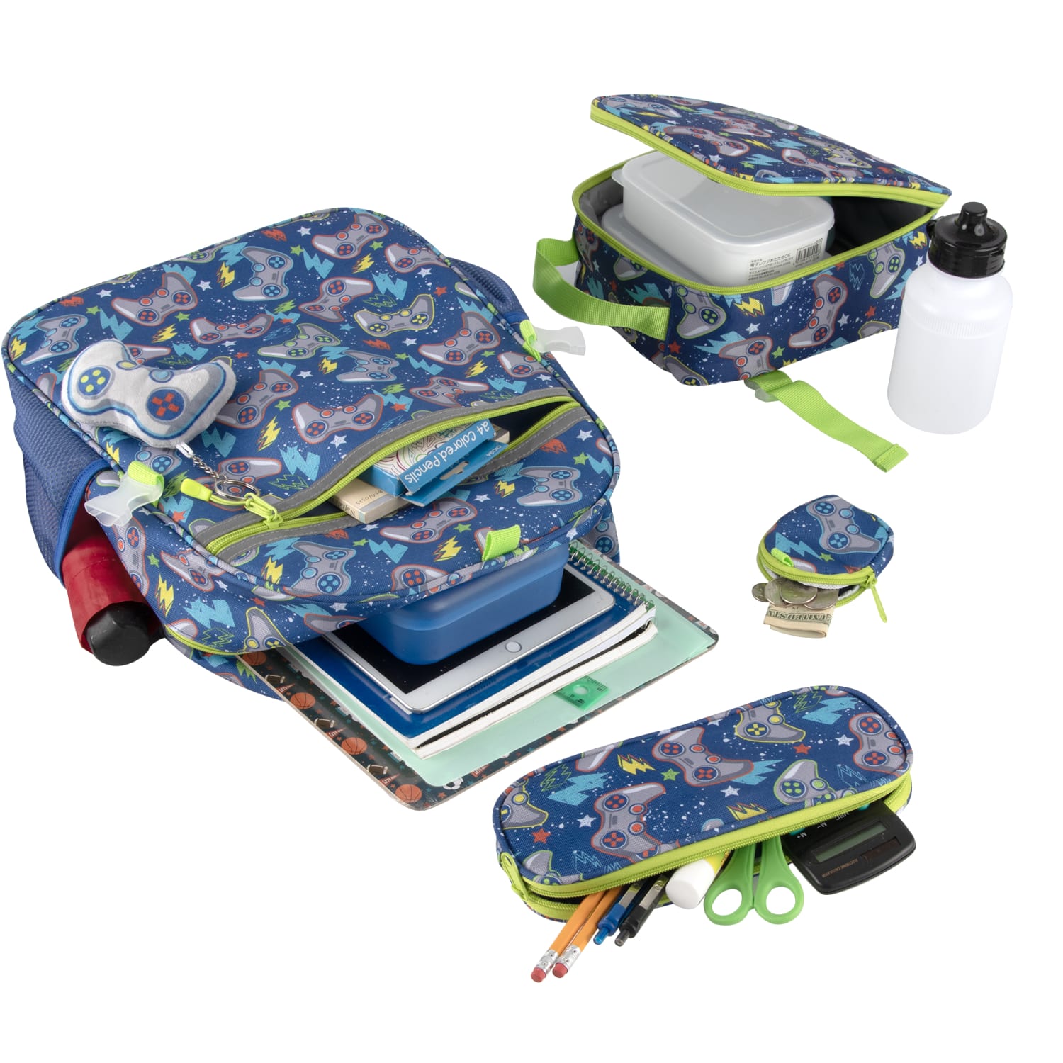 Trailmaker 6-in-1 Backpack Set, Blue Gamer, Total Qty 1 - Image 6