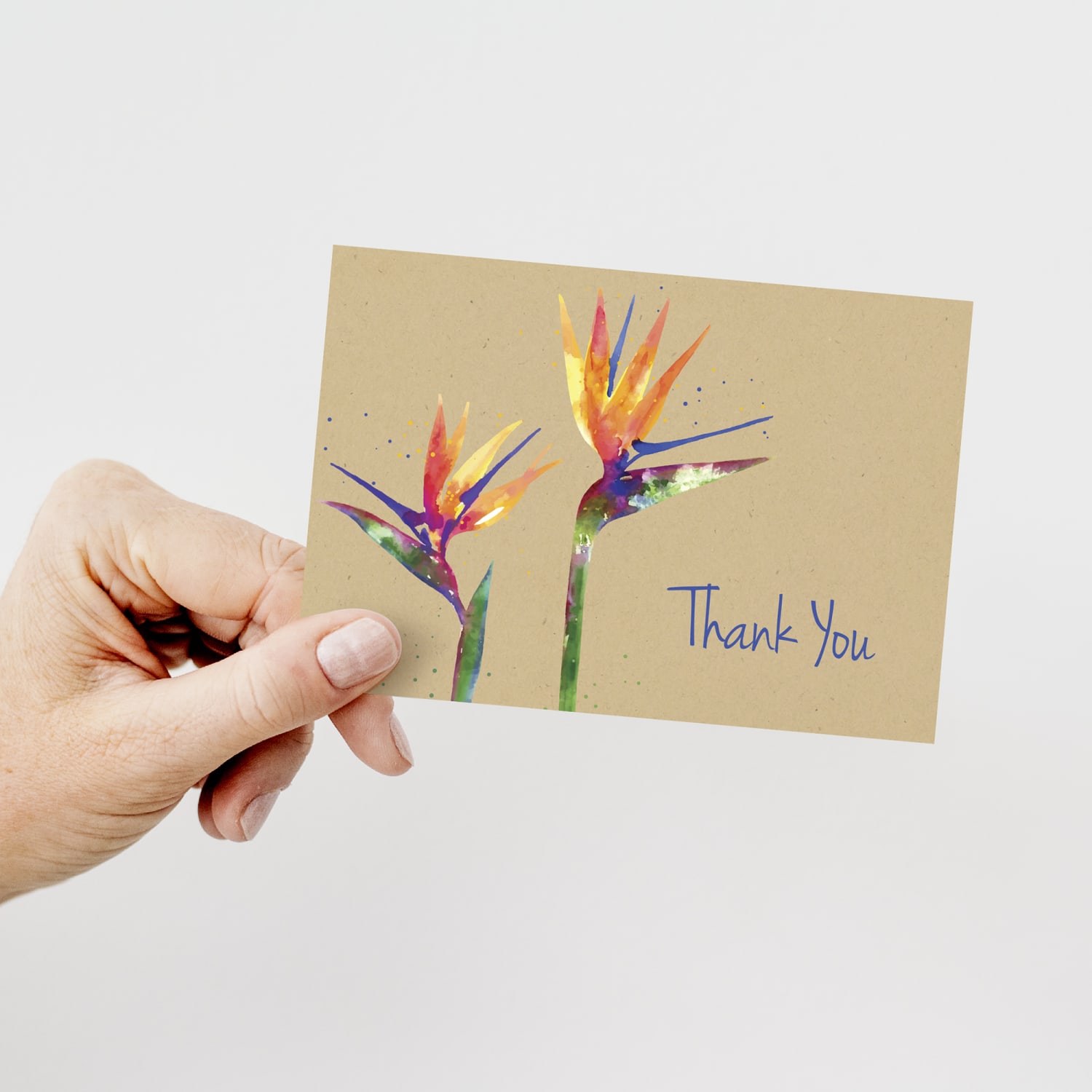 Great Papers! Thank You Note Cards, 4-7/8in x 3-3/8in, Paradise Faux Kraft, Pack Of 50 Note Cards - Image 5