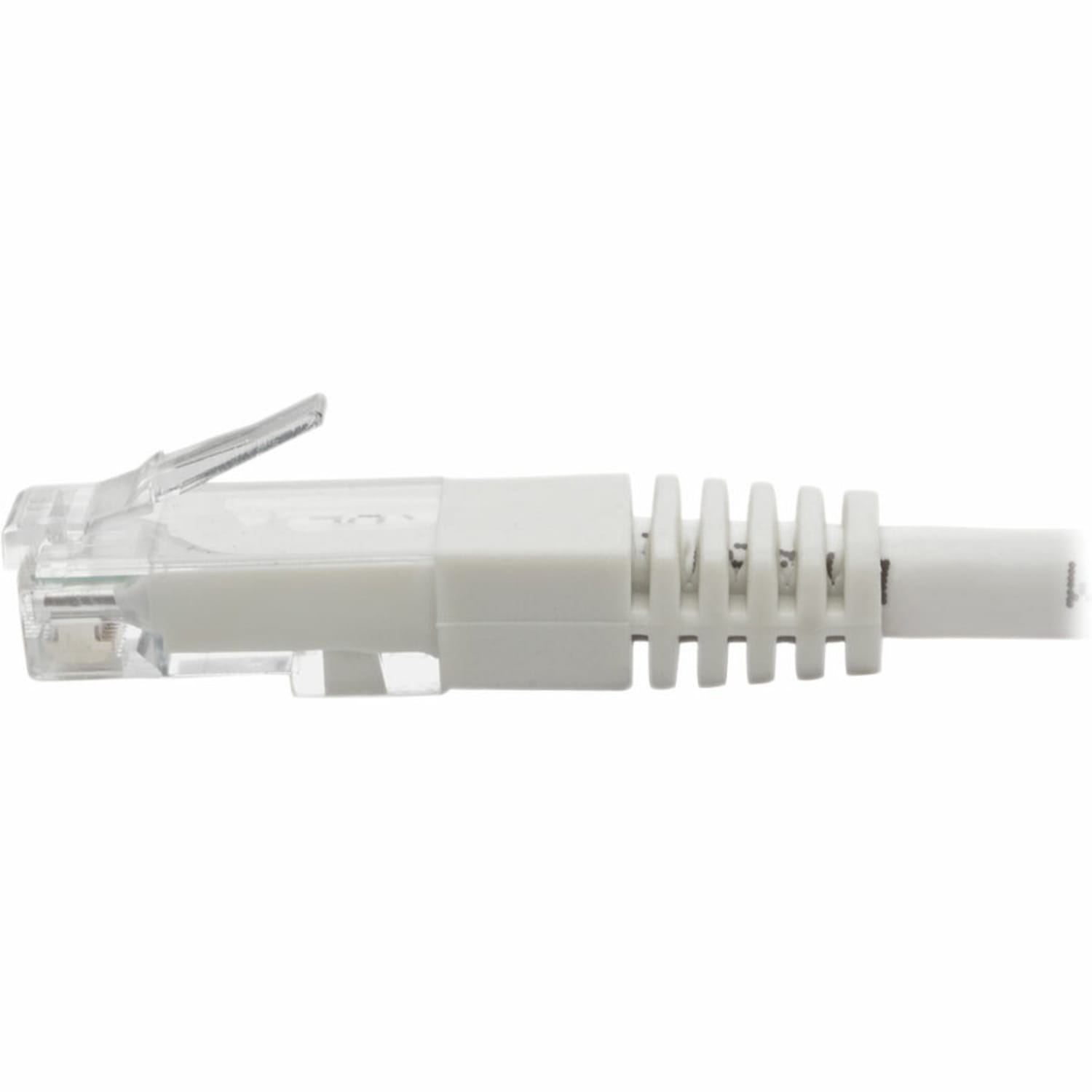 Tripp Lite Cat6 Cat5e Gigabit Molded Patch Cable RJ45 M/M 550MHz White 6ft - 1 x RJ-45 Male Network - Gold Plated Contact - White - Image 5