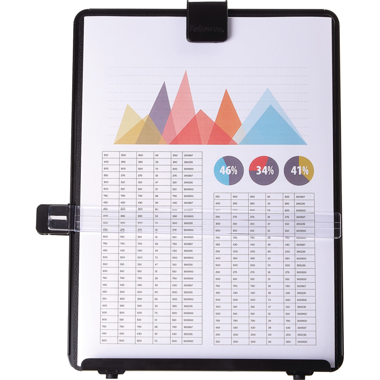 Fellowes Nonmagnetic Desktop Copyholder, Black - Image 3