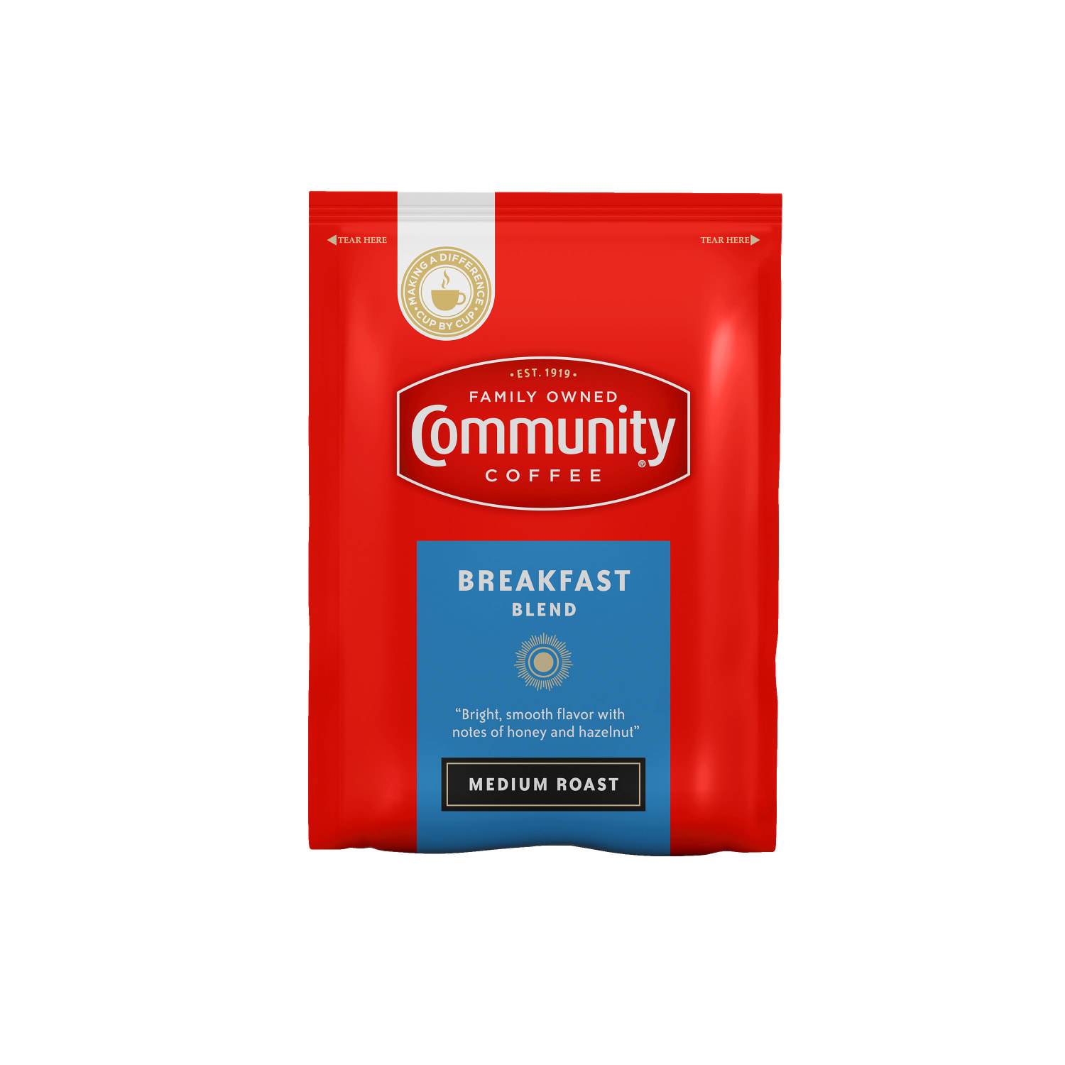 Community Coffee Arabica Single-Serve Coffee Packets, Breakfast Blend, Carton Of 20 - Image 4