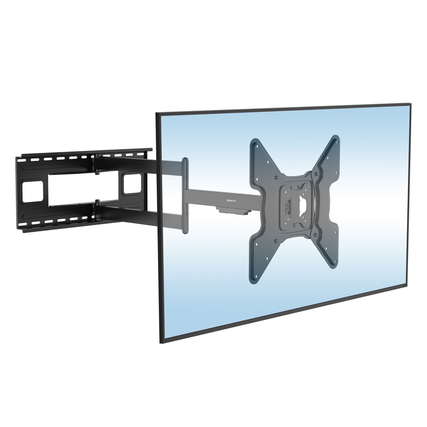 Mount-It! MI-393 Full-Motion TV Wall Mount, Black - Image 3