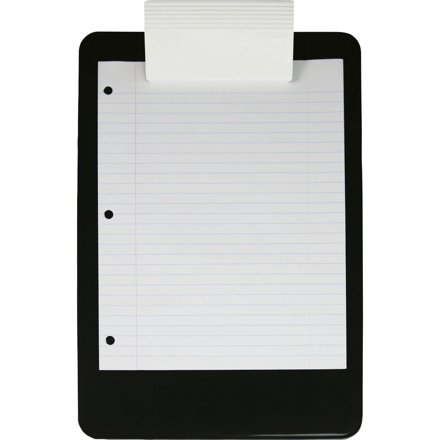 Saunders Antimicrobial Clipboard - 8 1/2in x 11in Sheet Size - Black, White - 1 Each - Image 3