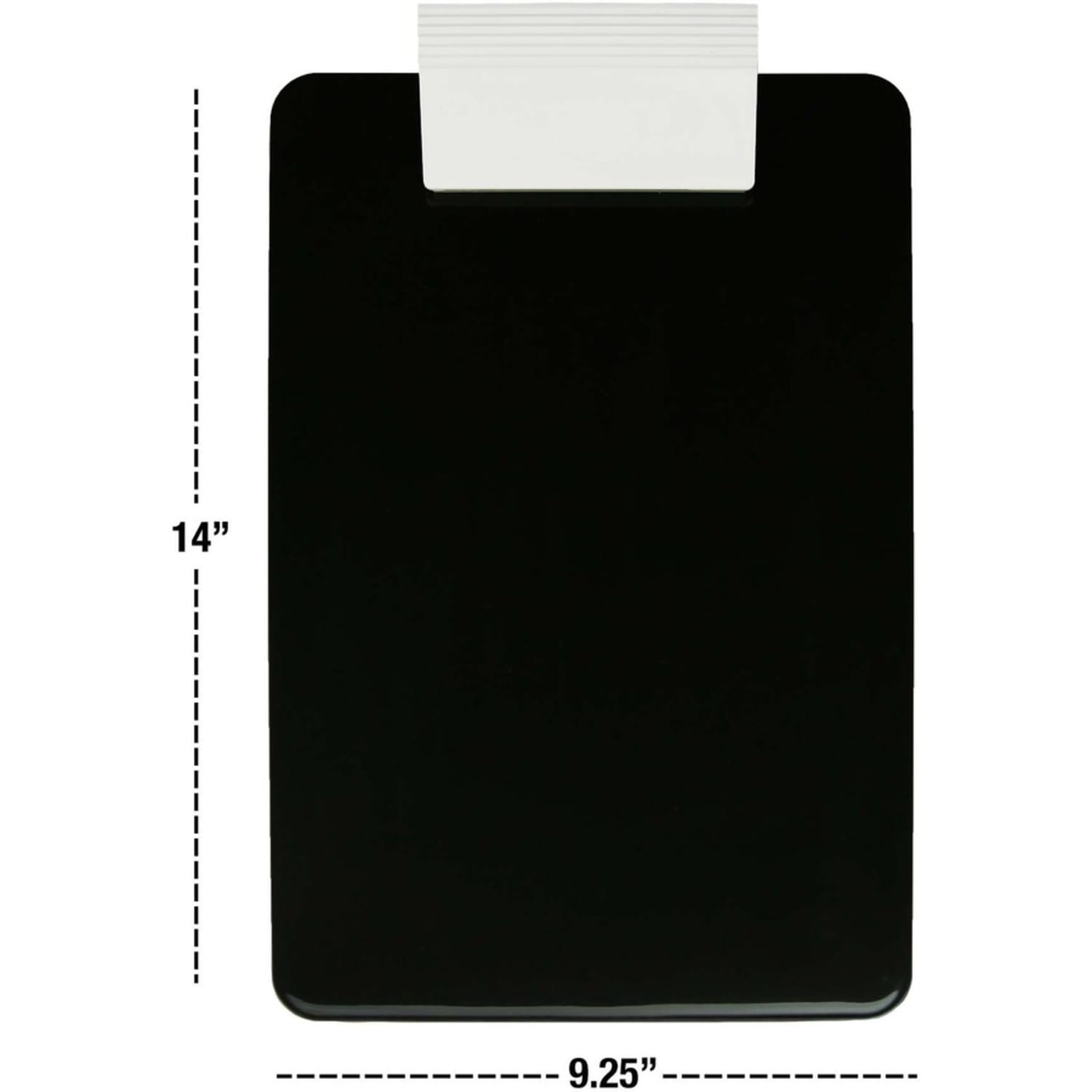Saunders Antimicrobial Clipboard - 8 1/2in x 11in Sheet Size - Black, White - 1 Each - Image 5