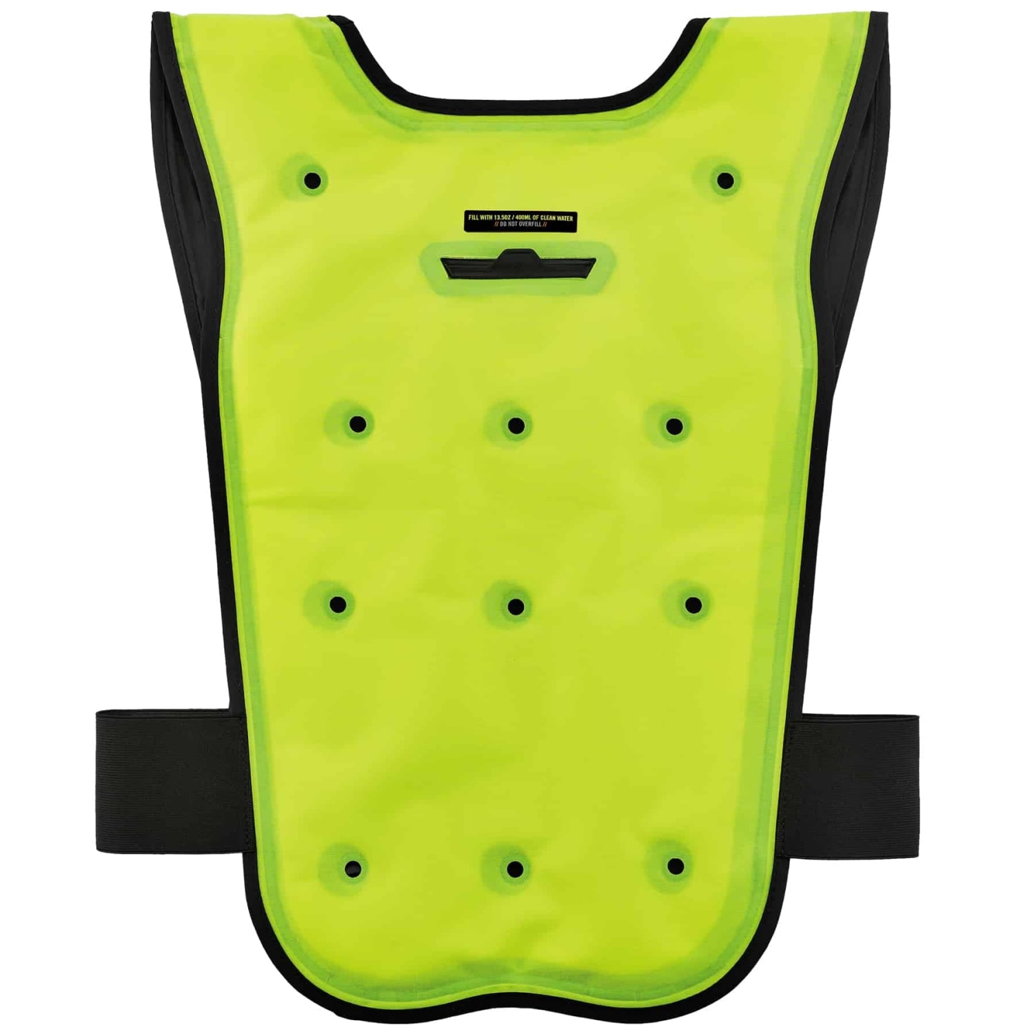 Ergodyne Chill-Its Evaporative Cooling Vest, Economy, Small/Medium, Lime, 6687 - Image 3
