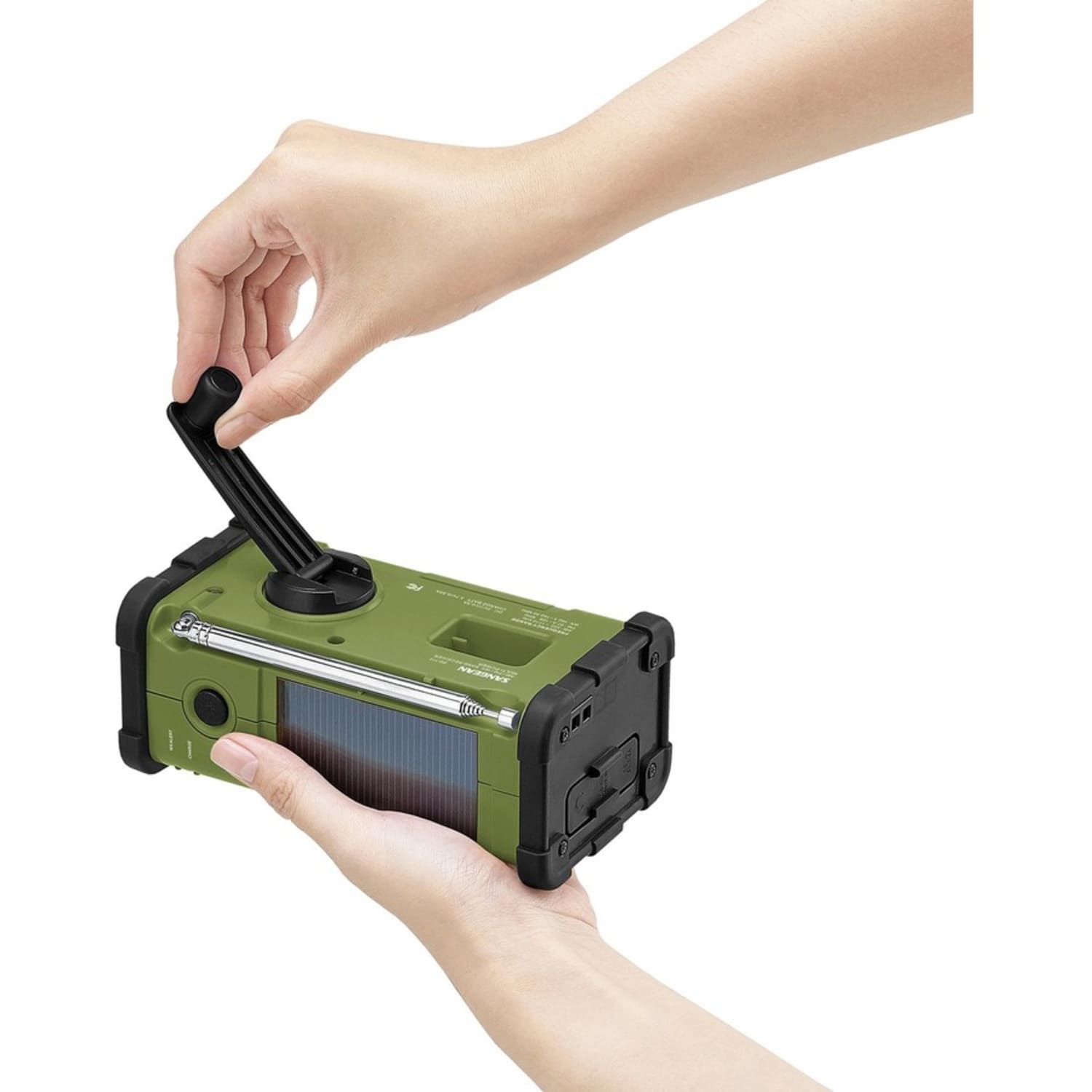Sangean FM/AM/Weather/Handcrank/Solar/Emergency Alert Radio -  - SG112 - Image 4