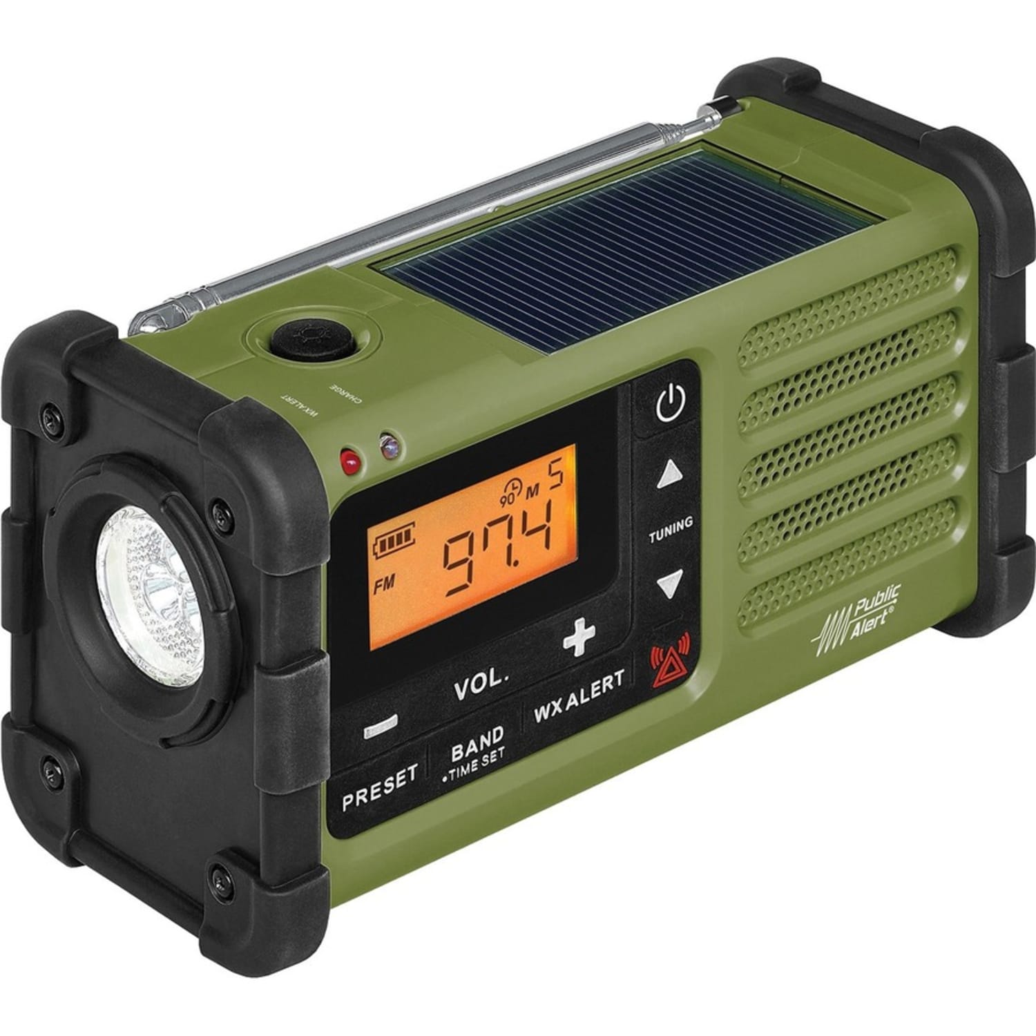 Sangean FM/AM/Weather/Handcrank/Solar/Emergency Alert Radio -  - SG112 - Image 6