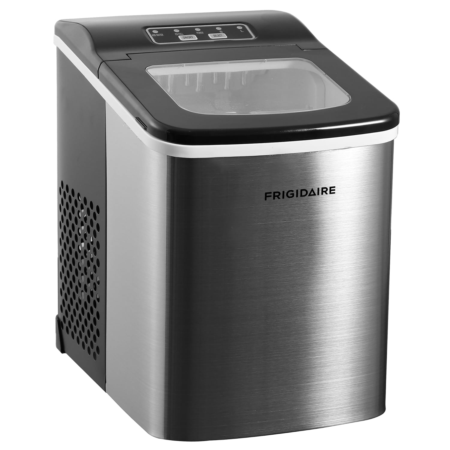 Frigidaire 26 Lb. Countertop Ice Maker with 9-In. Bullet-Shaped Cubes, Silver, EFIC121-SS - Image 3