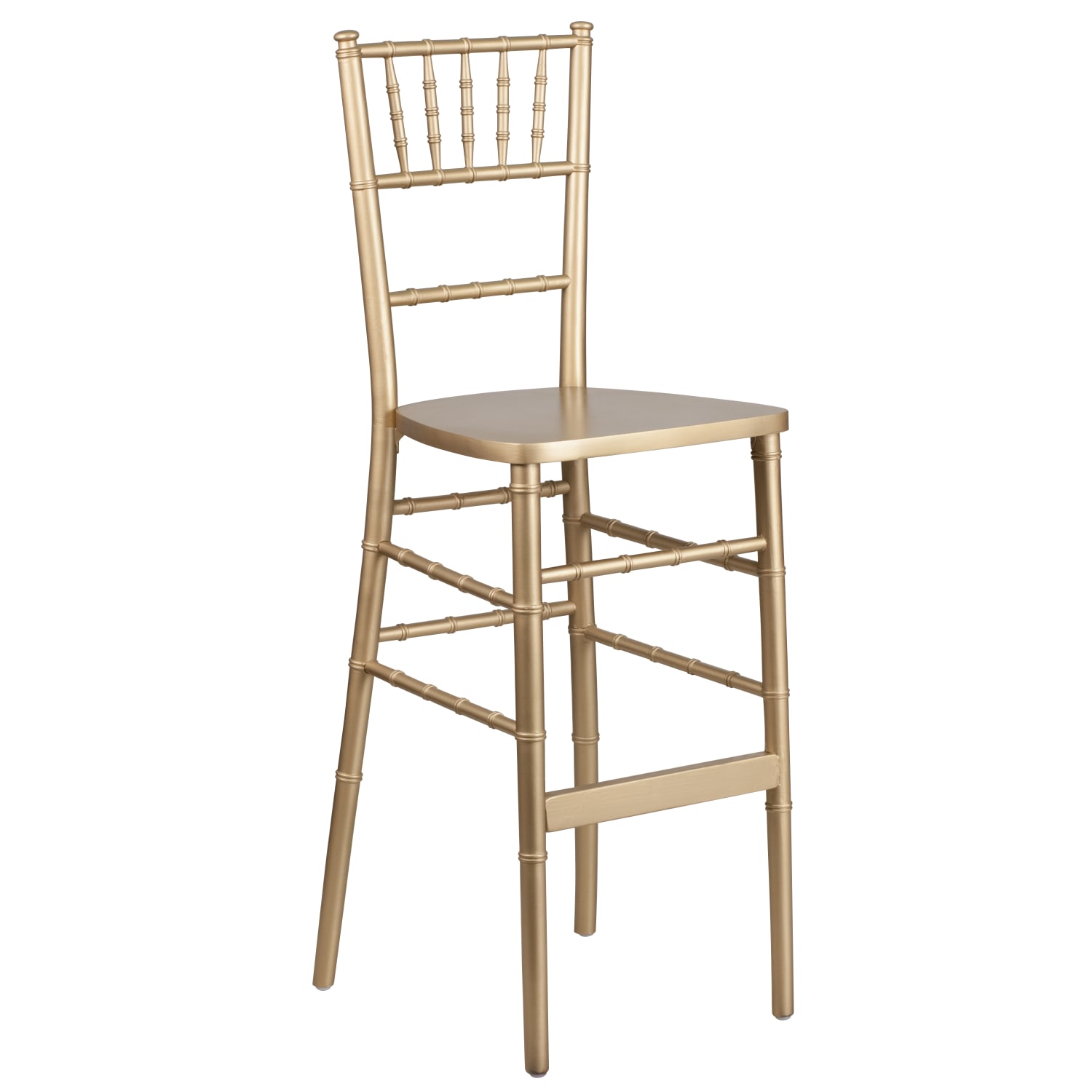 Flash Furniture HERCULES Series Wood Chiavari Bar Stool With Back, Gold - Image 3