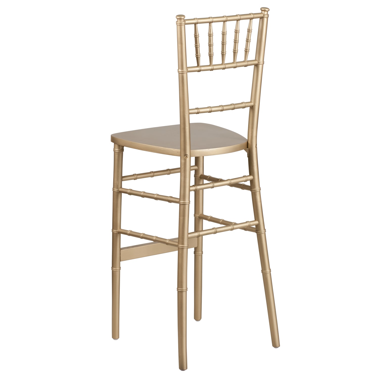 Flash Furniture HERCULES Series Wood Chiavari Bar Stool With Back, Gold - Image 6