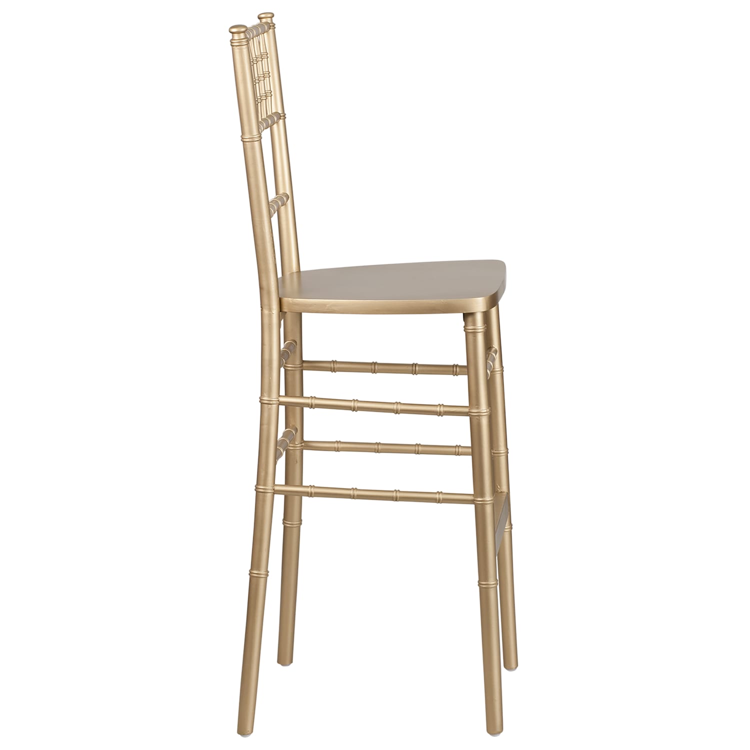 Flash Furniture HERCULES Series Wood Chiavari Bar Stool With Back, Gold - Image 8