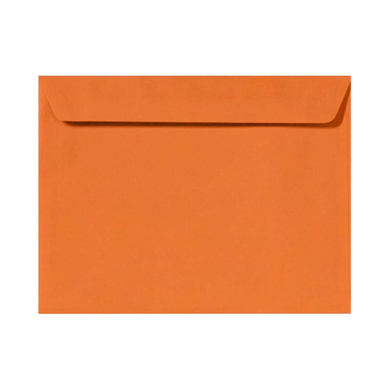 LUX Booklet 9in x 12in Envelopes, Gummed Seal, Mandarin Orange, Pack Of 1,000