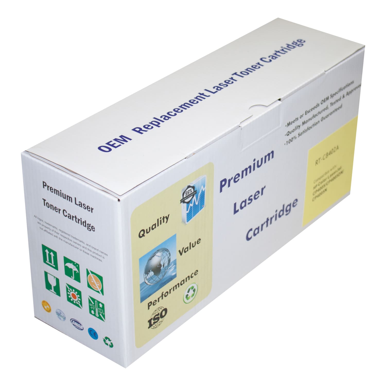 M&A Global Remanufactured Yellow Toner Cartridge Replacement For HP 642A, CB402A, CB402A-CMA - Image 3