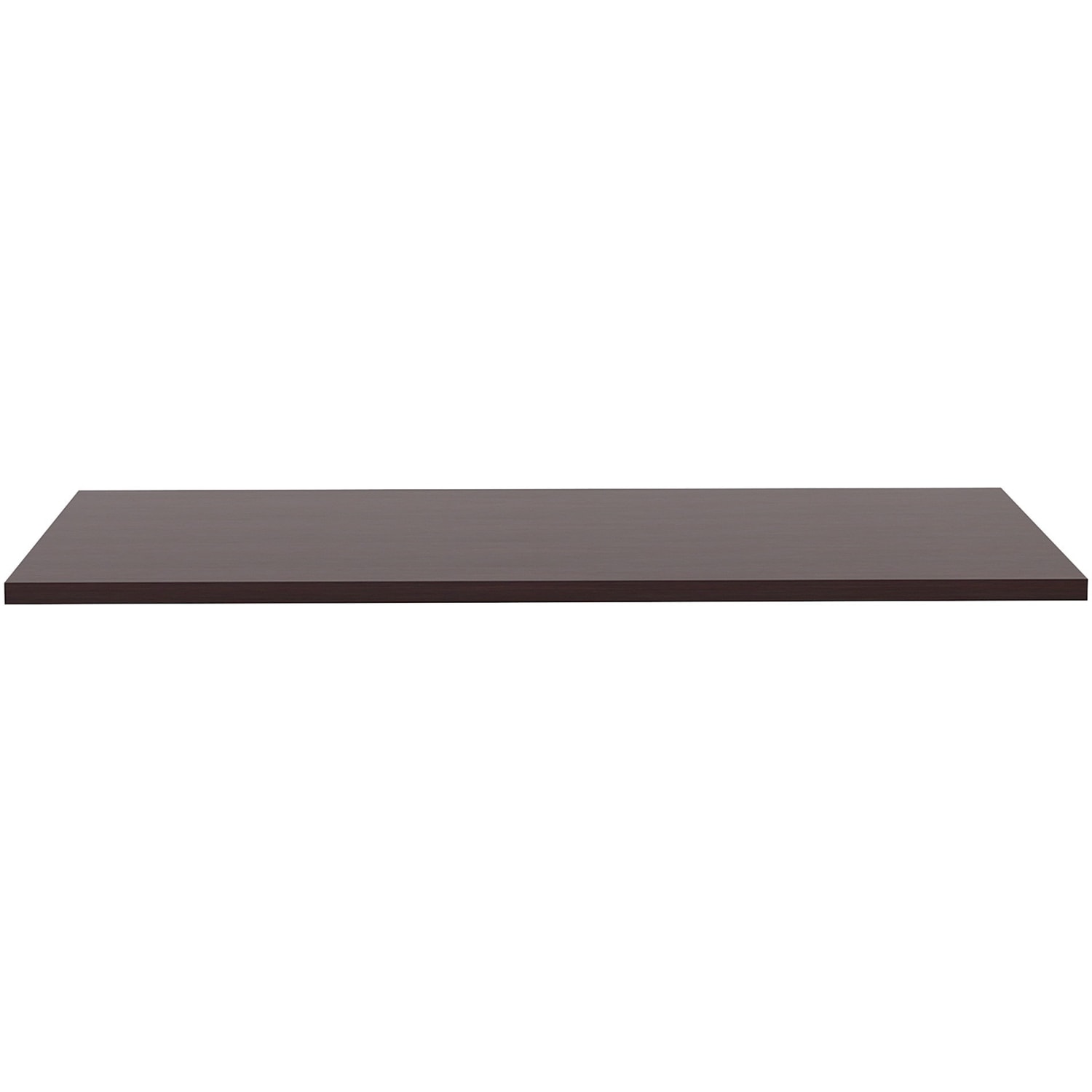 Lorell Quadro Sit-To-Stand Laminate Table Top, 48inW x 24inD, Espresso - Image 3