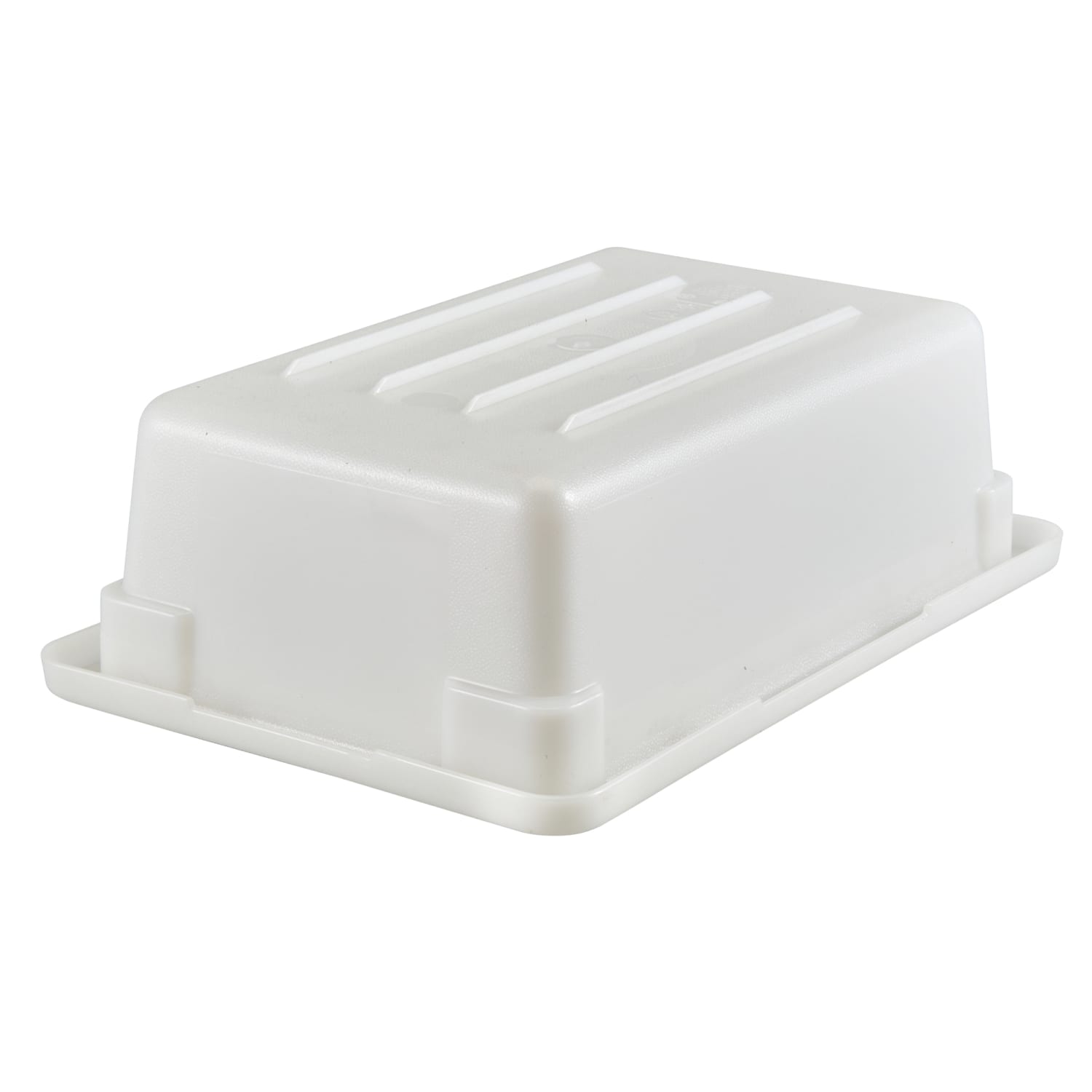 Cambro Poly Food Storage Boxes, 6inH x 12inW x 18inD, White, Case Of 6 Boxes - Image 4