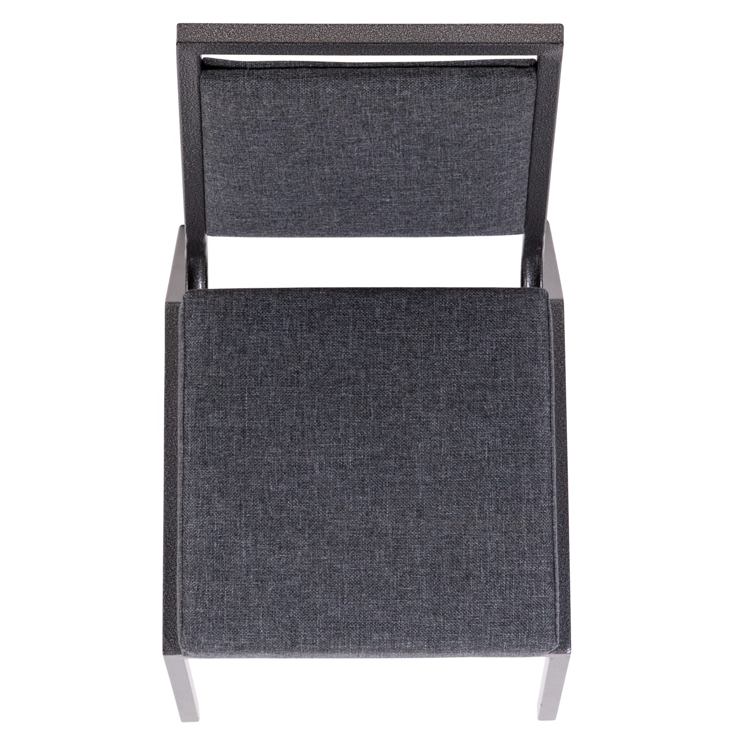 Flash Furniture HERCULES Square Back Stacking Banquet Chair Dark GraySilver PopularChairscom