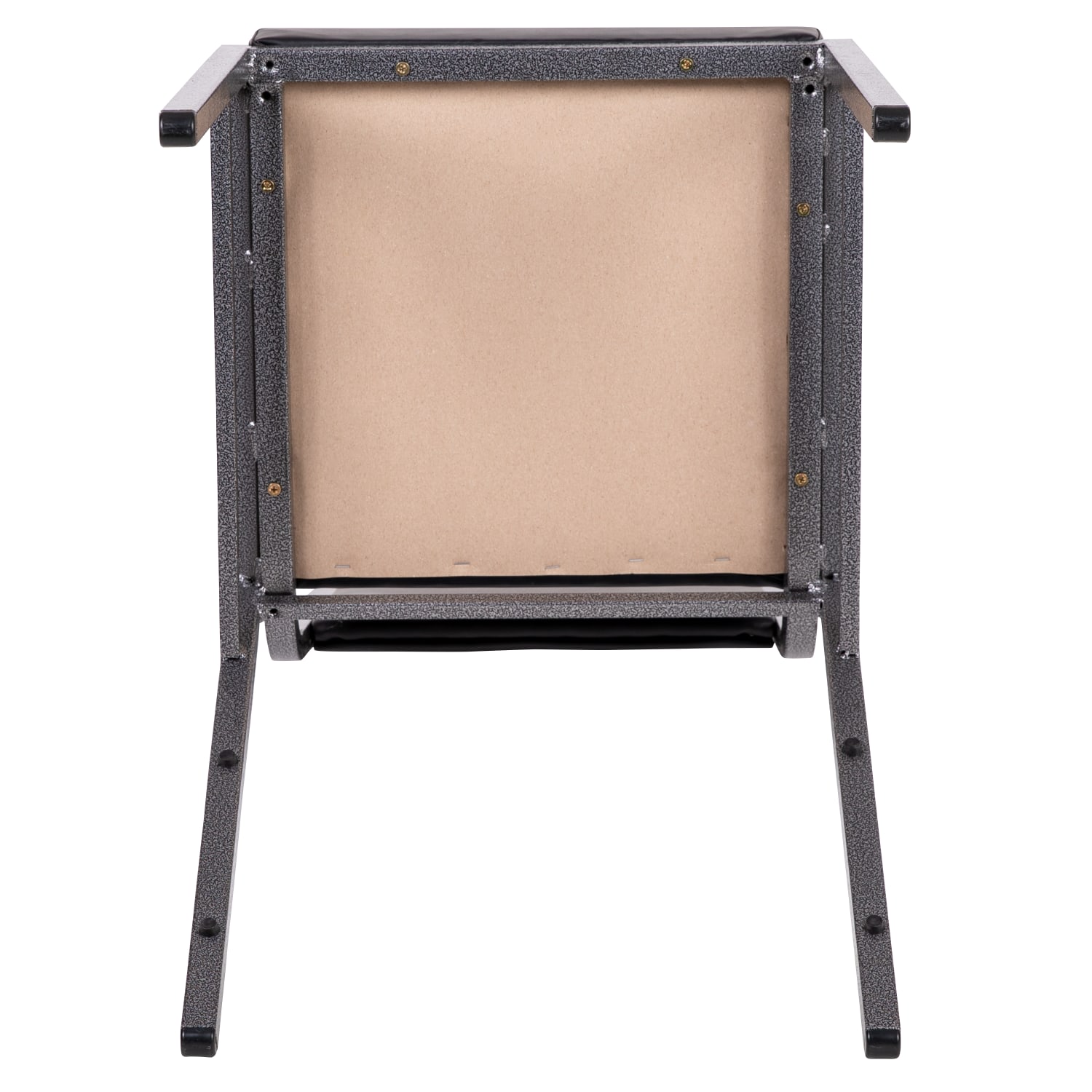 Flash Furniture HERCULES Square Back Stacking Banquet Chair Dark GraySilver PopularChairscom