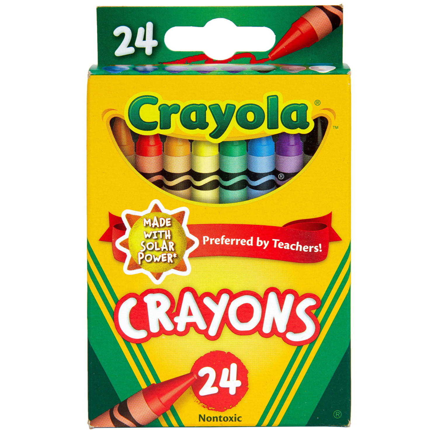 Crayola Crayons, Regular Size, Assorted Colors, 24 Crayons Per Box, Set Of 12 Boxes - Image 3