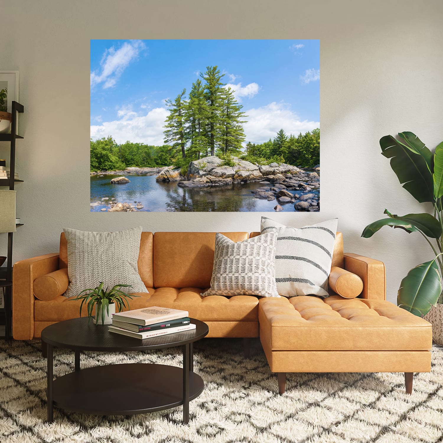 Biggies Landscape/Seascape Mural, 32in x 24in, Unframed, Tree - Image 5