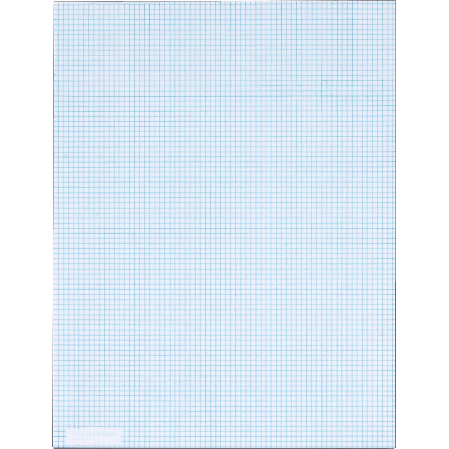 TOPS Graph Pad - 50 Sheets - Both Side Ruling Surface - 20 lb Basis Weight - Letter - 8 1/2in x 11in Sheet Size - White Paper - 1 Pad