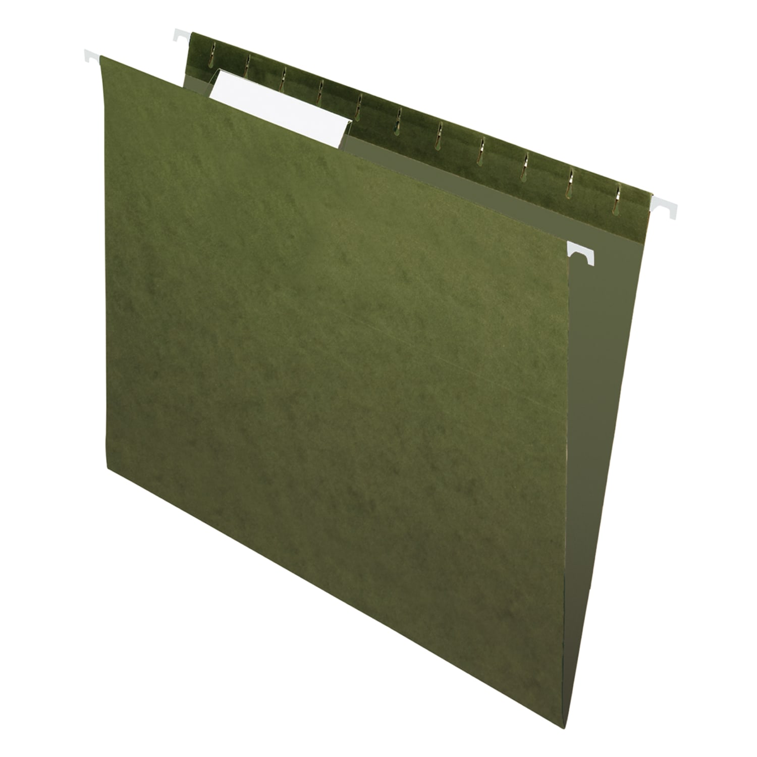 Office Depot Brand Hanging Folders, 1/3 Cut, Letter Size, 100% Recycled, Green, Pack Of 25 - Image 3