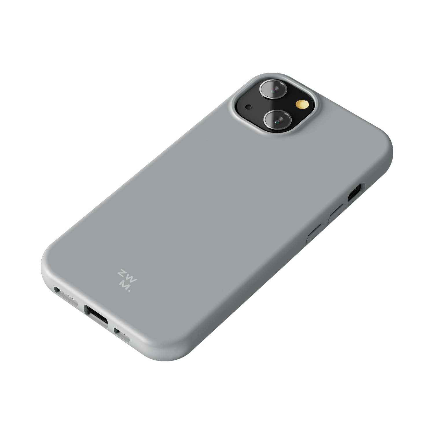 Zero Waste Movement iPhone 13 Case, Gray - Image 3