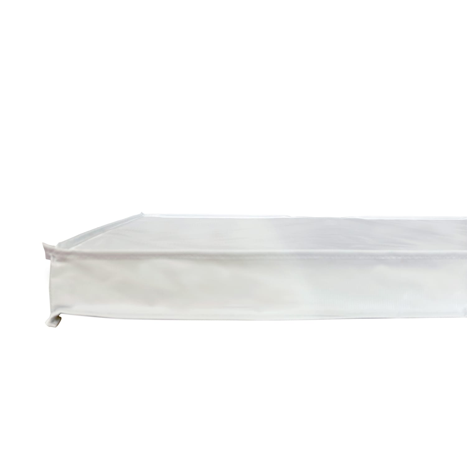 Coverplay Compact Metal Infant Crib, 26inH x 36inW x 39-1/2inD, White/Gray - Image 4