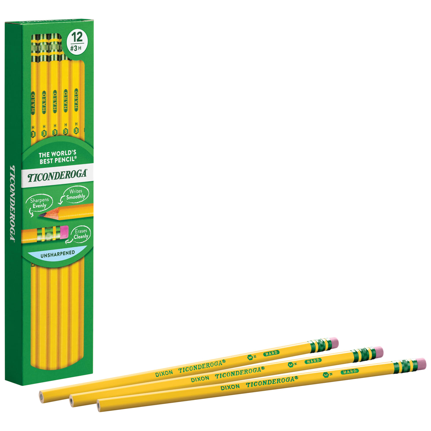 Ticonderoga Pencils, #2 Lead, Medium Soft, Pack of 12 - Image 5