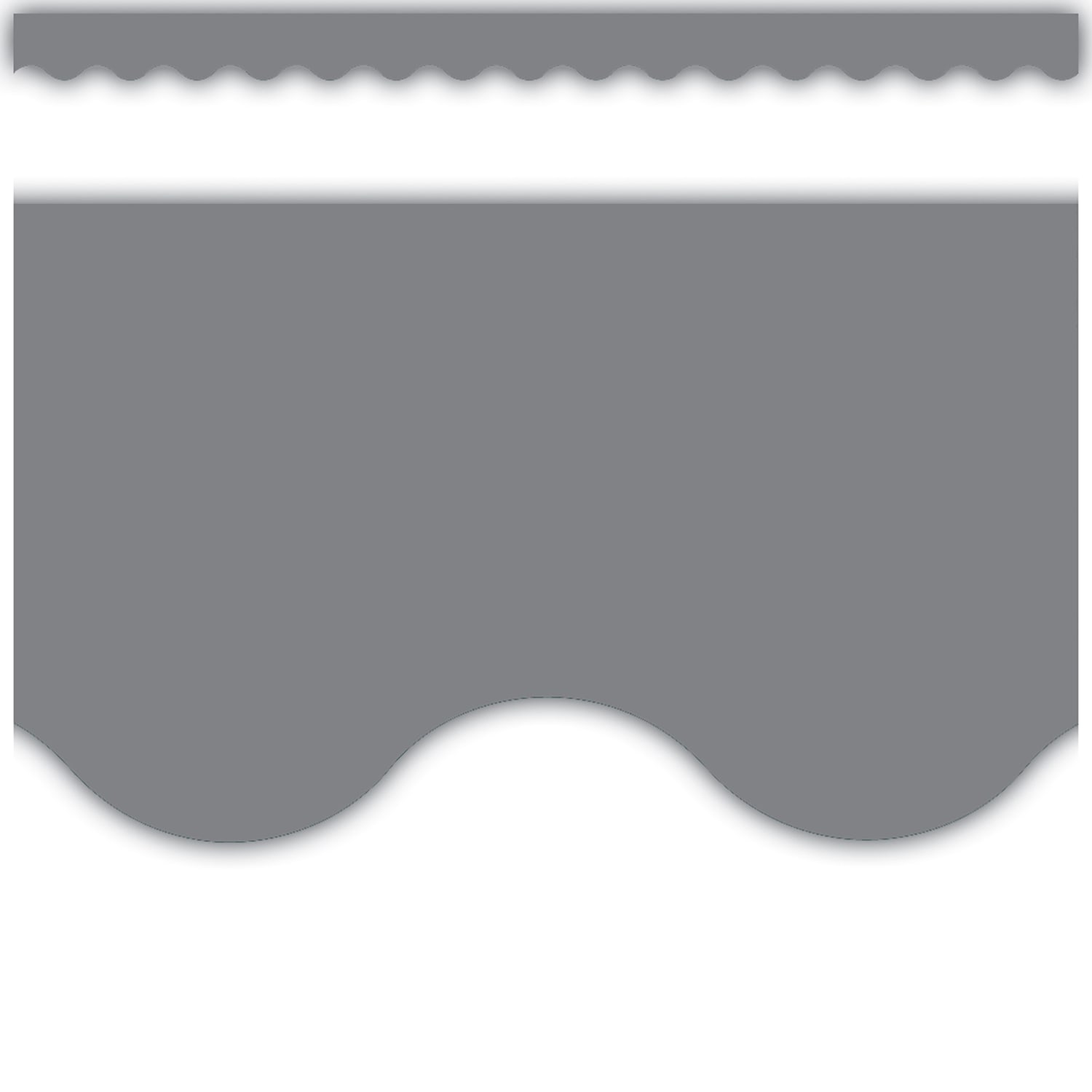 Teacher Created Resources Scalloped Border Trim Packs, 35', Gray, Set Of 6 Packs - Image 3