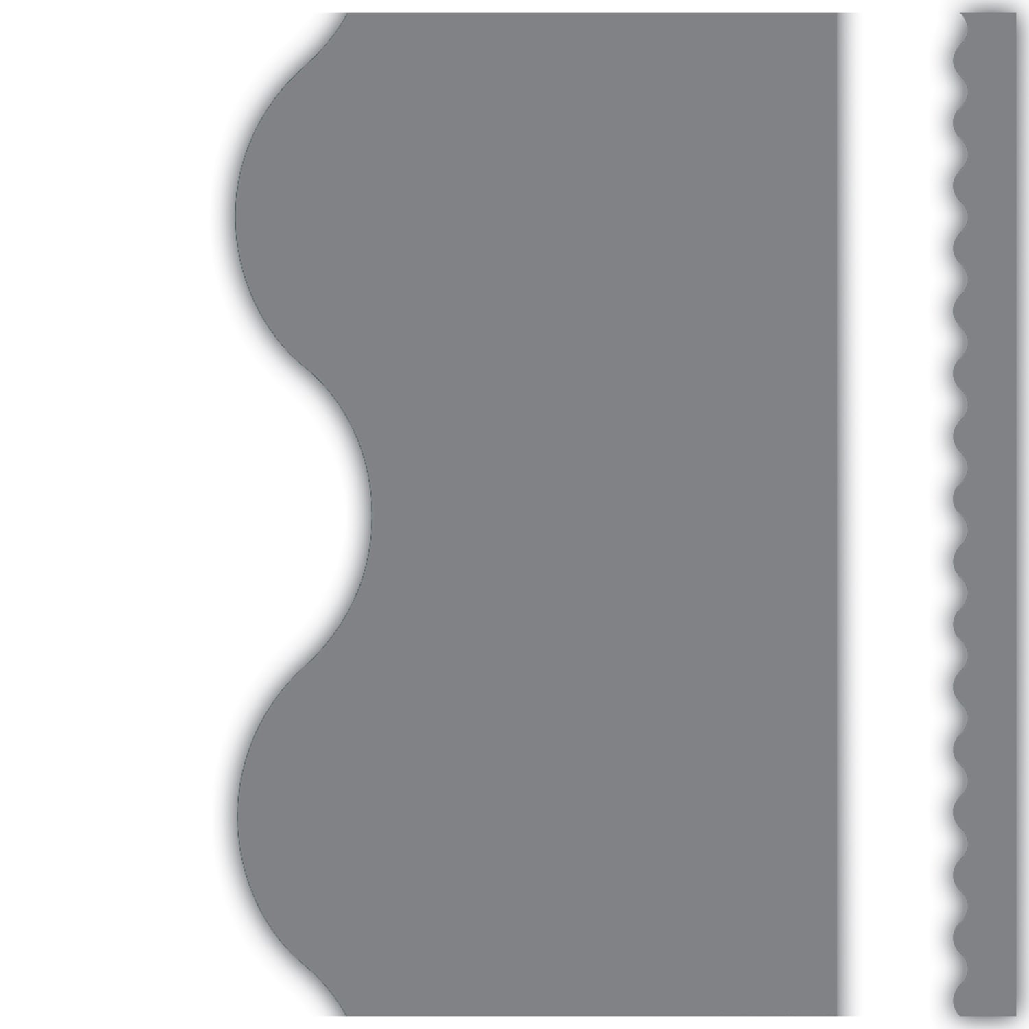 Teacher Created Resources Scalloped Border Trim Packs, 35', Gray, Set Of 6 Packs - Image 4