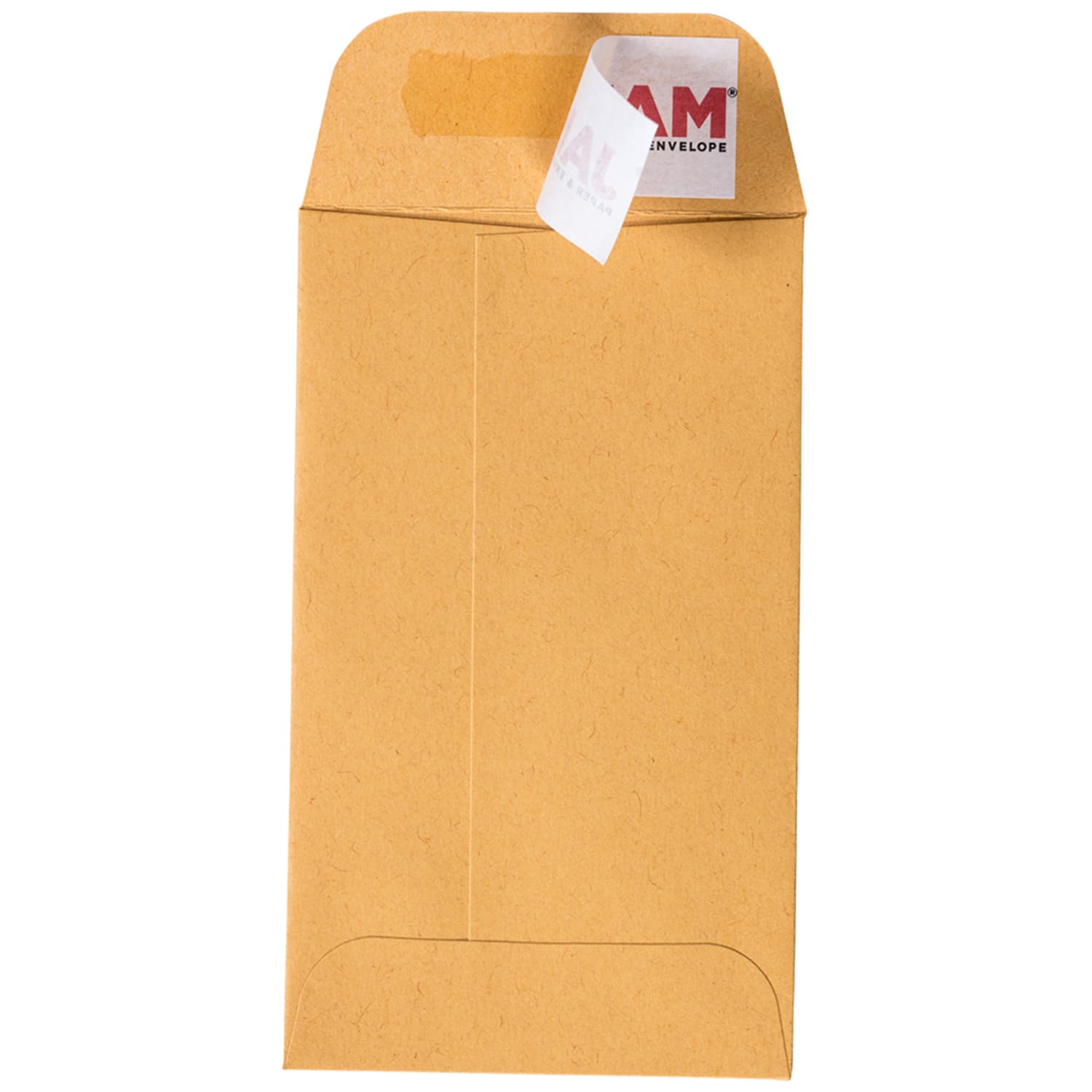 JAM Paper Coin Envelopes, #3, Peel & Seal, Brown, Pack Of 50 Envelopes - Image 3