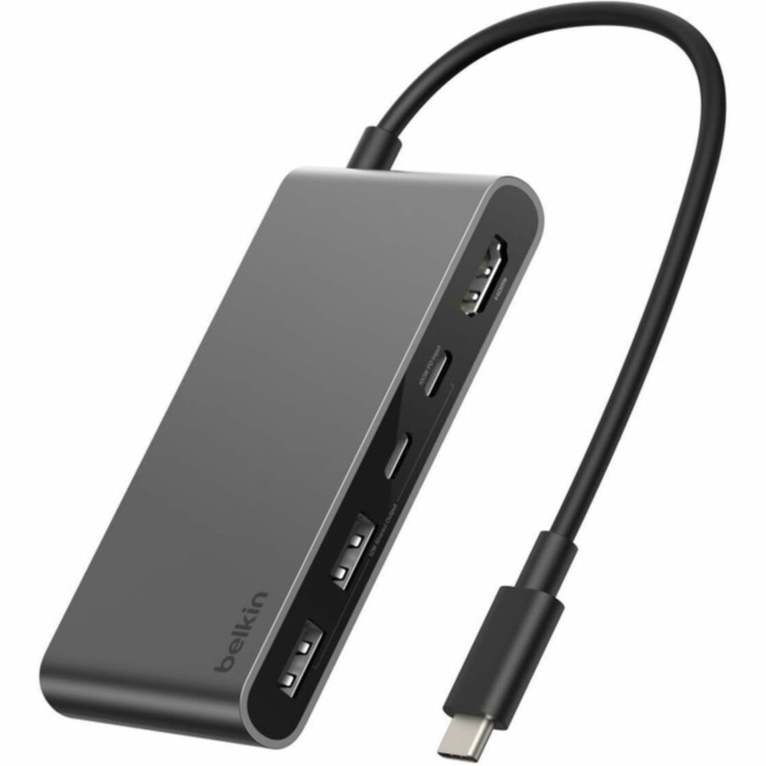 Belkin 5-Port USB-C Hub, USB-C to 2xUSB-A, 2xUSB-C, 1x4K HDMI, Docking Station, Black, AVC022FQSGY - Image 3