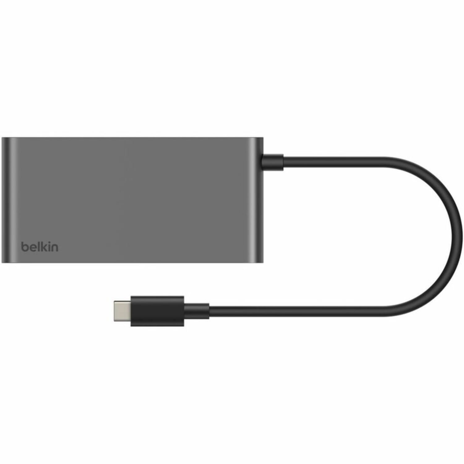 Belkin 5-Port USB-C Hub, USB-C to 2xUSB-A, 2xUSB-C, 1x4K HDMI, Docking Station, Black, AVC022FQSGY - Image 4
