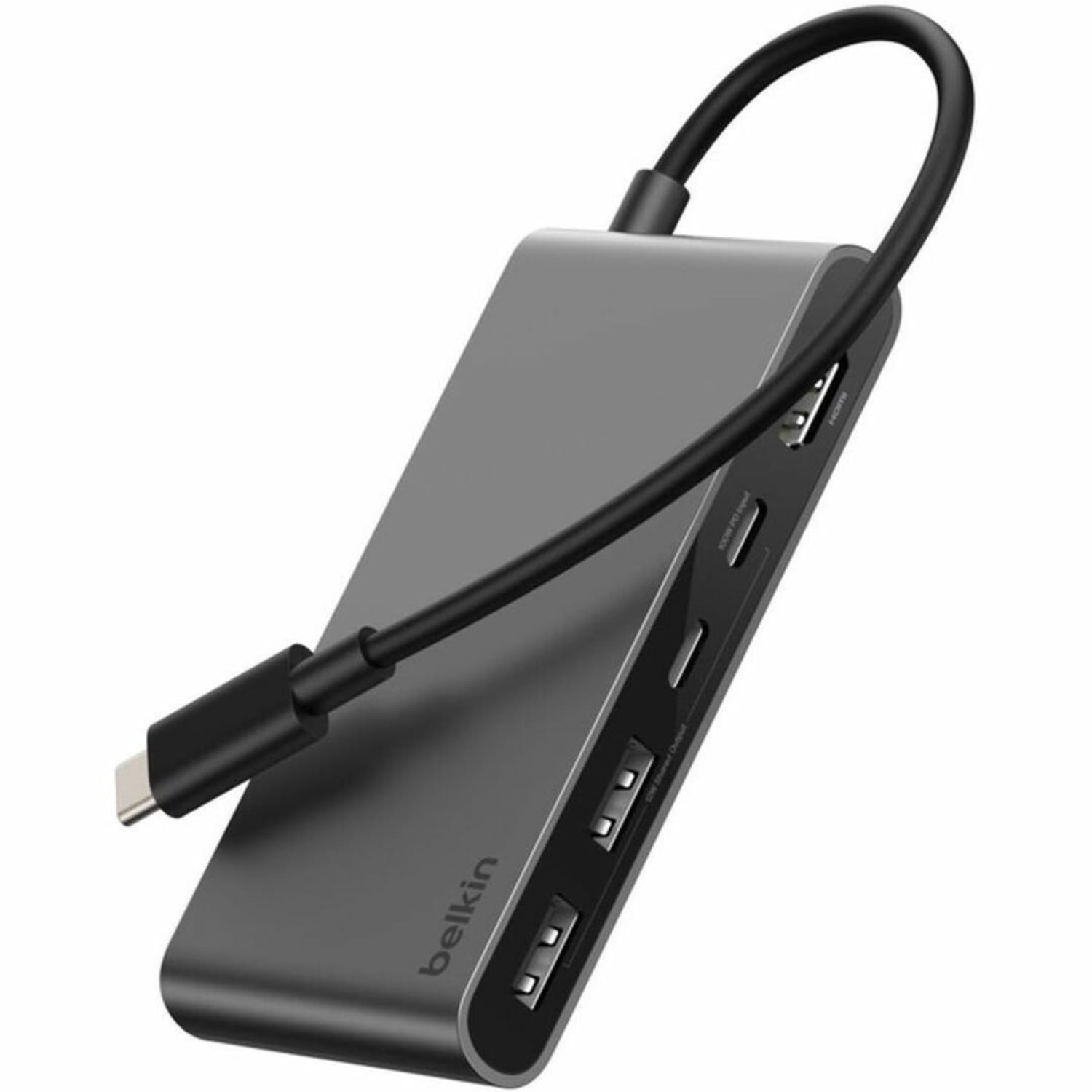 Belkin 5-Port USB-C Hub, USB-C to 2xUSB-A, 2xUSB-C, 1x4K HDMI, Docking Station, Black, AVC022FQSGY - Image 6