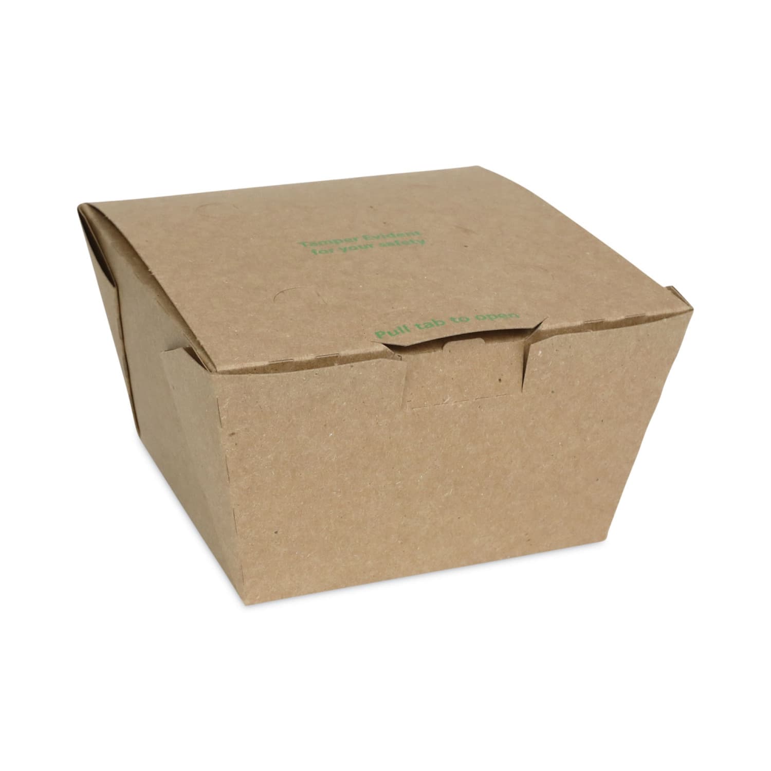 Pactiv Evergreen EarthChoice Tamper Evident OneBox Paper Boxes, 3-1/4inH x 4-1/2inW x 4-1/2inD, Case Of 200 Boxes - Image 3