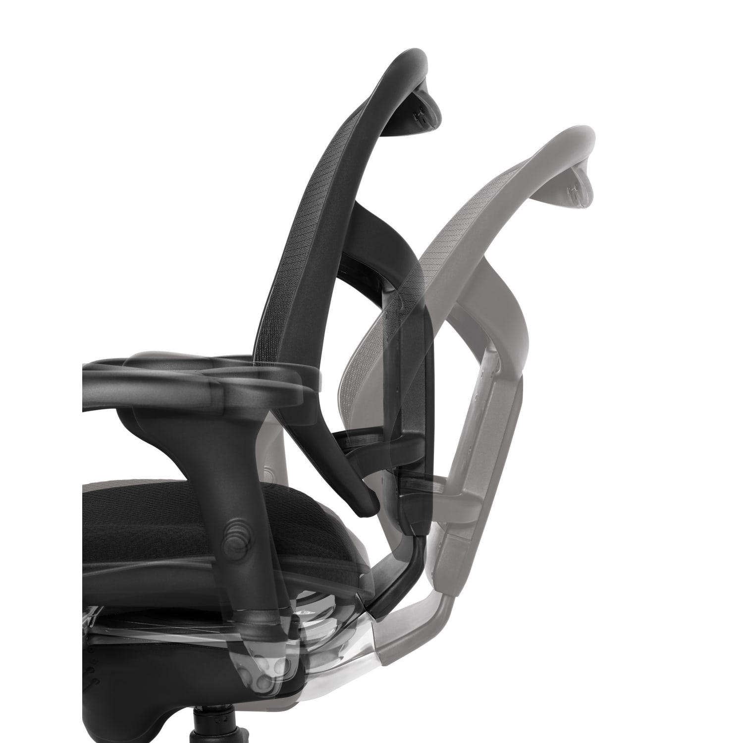 WorkPro Quantum 9000 Series Ergonomic MeshPremium Fabric Mid Back Chair BlackCherry BIFMA Compliant PopularChairscom