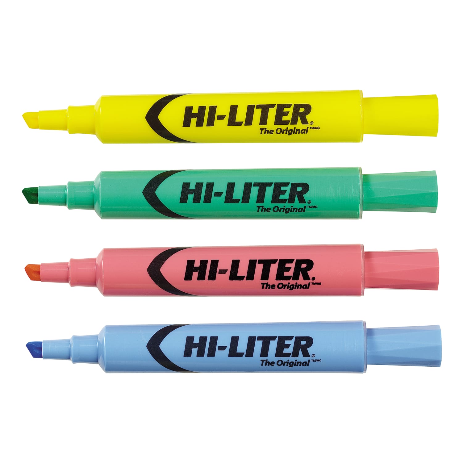 Avery Hi-Liter Desk-Style Highlighters, Assorted Colors, Box Of 4 - Image 3