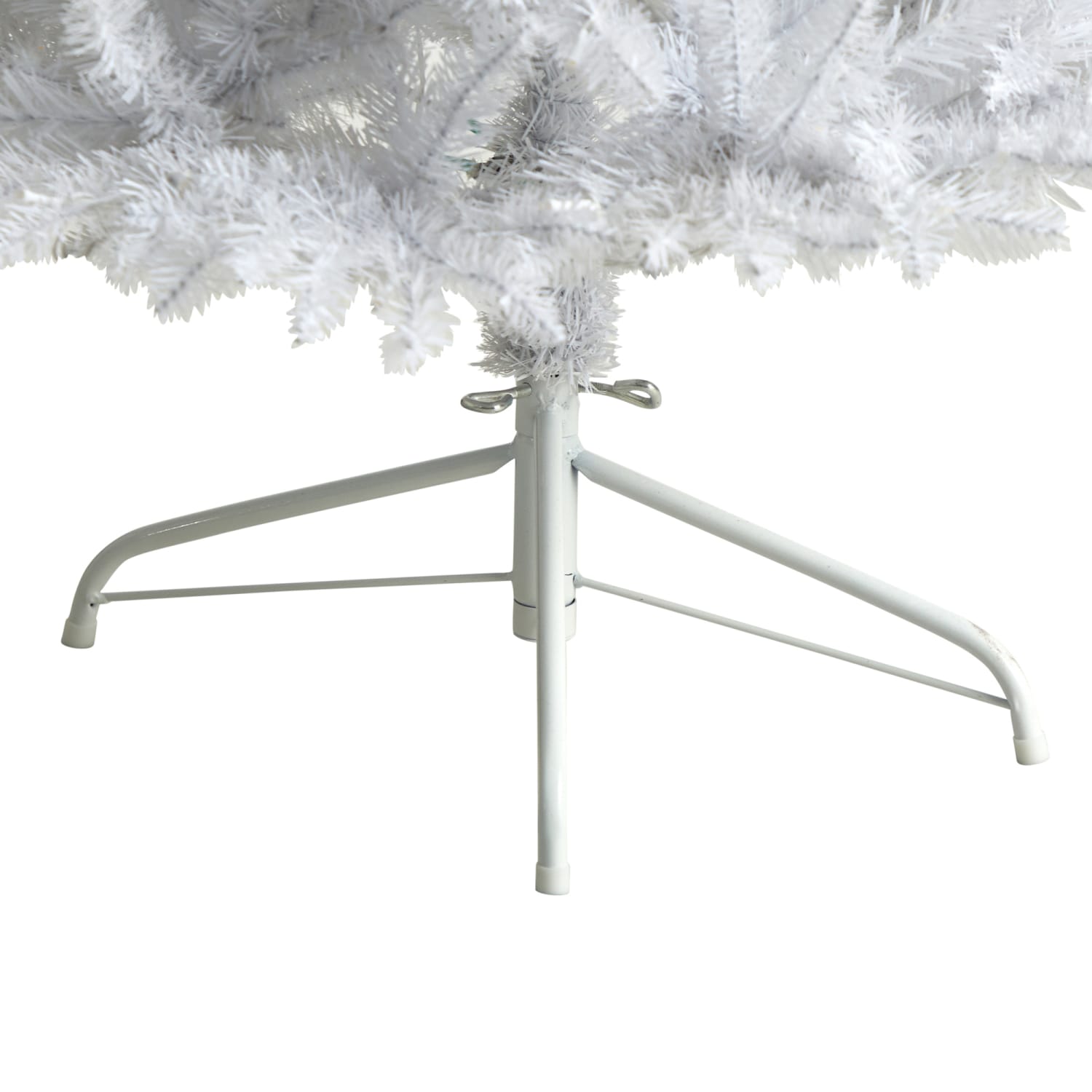 Nearly Natural Fir 72inH Slim Artificial Christmas Tree With Bendable Branches, 72inH x 29inW x 29inD, White - Image 5