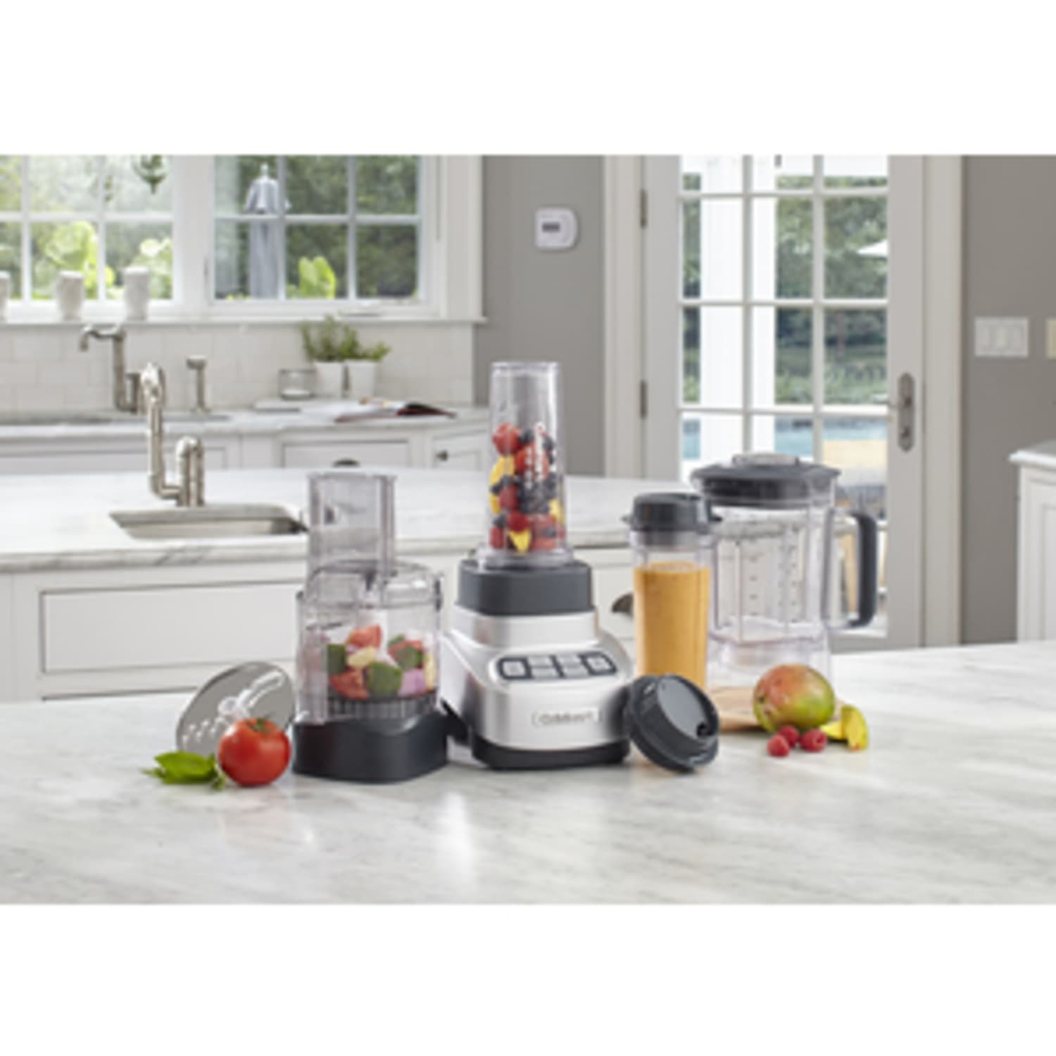 Cuisinart VELOCITY Ultra Trio BFP-650GM Food Processor - 3 Cup (Capacity) - 1.75 quart (Capacity) - 4 Speed - Silver, Gun Metal - Image 3