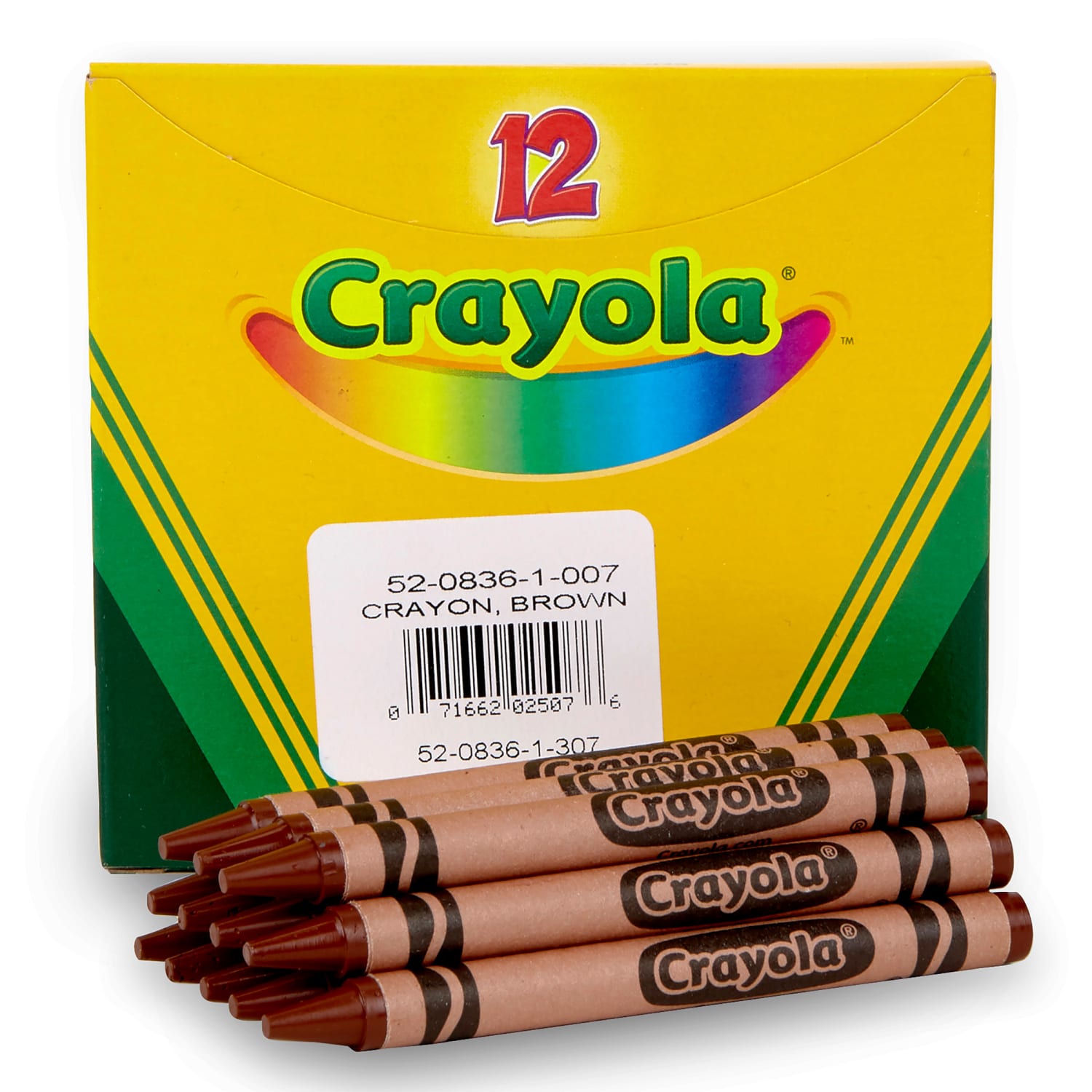 Crayola Bulk Crayons, Regular Size, Brown, 12 Per Box, Set Of 12 Boxes - Image 4