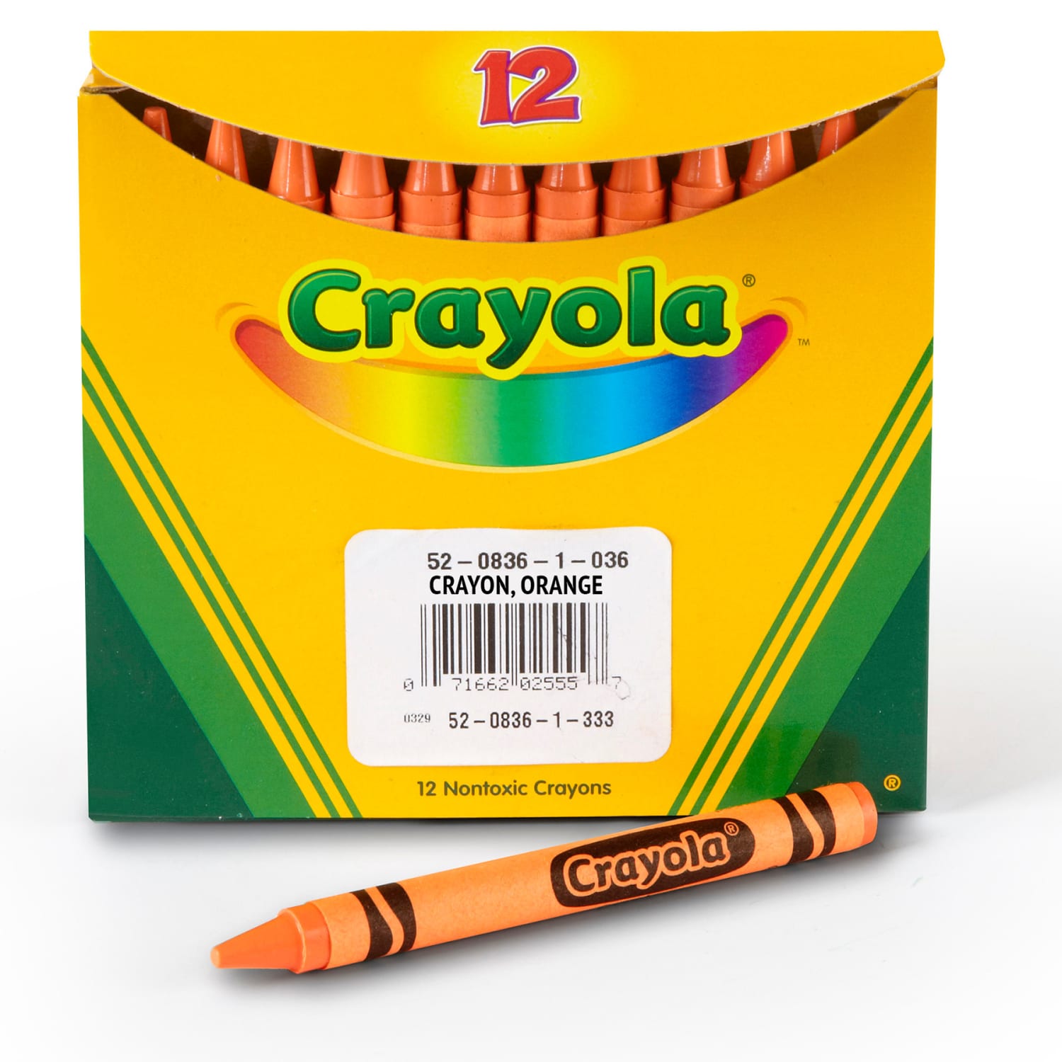 Crayola Bulk Crayons, Regular Size, Orange, 12 Per Box, Set Of 12 Boxes - Image 3