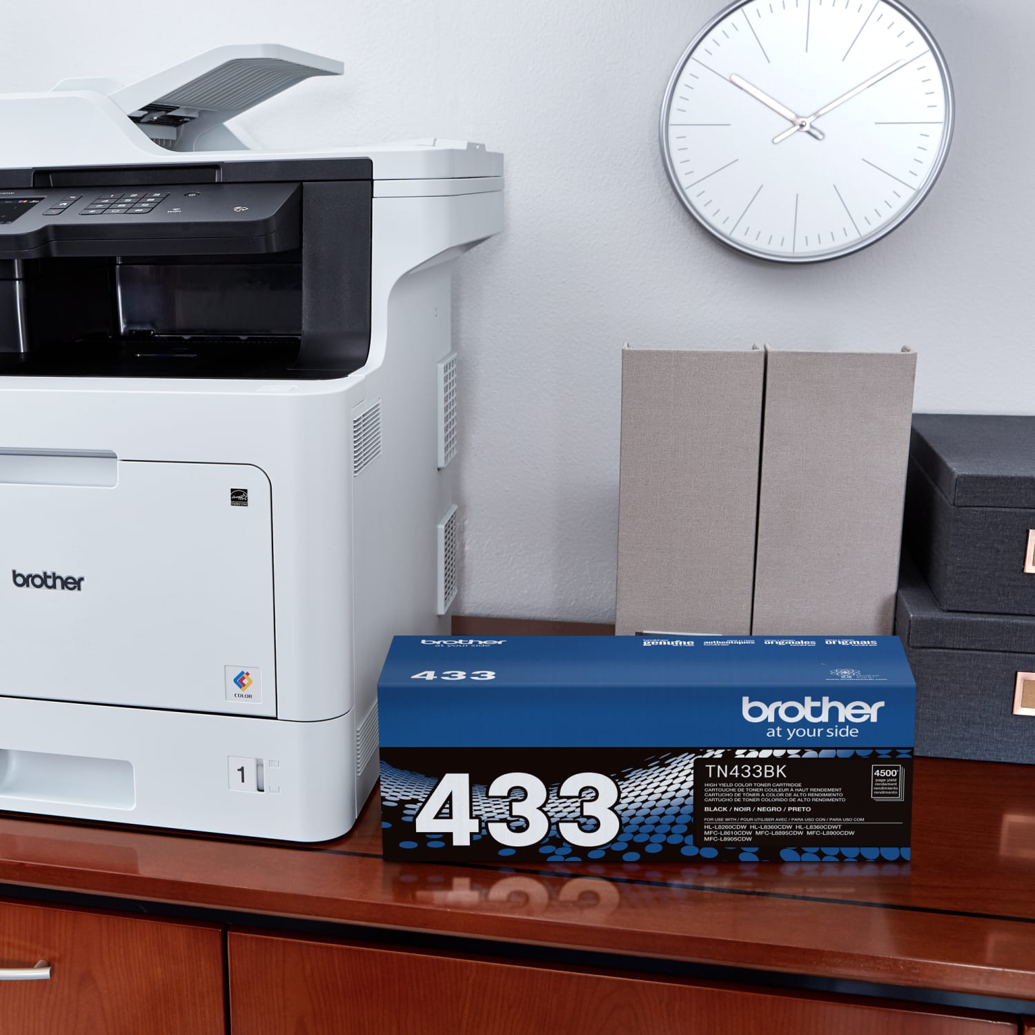 Brother TN-433 Black High Yield Toner Cartridge, TN-433BK - Image 5