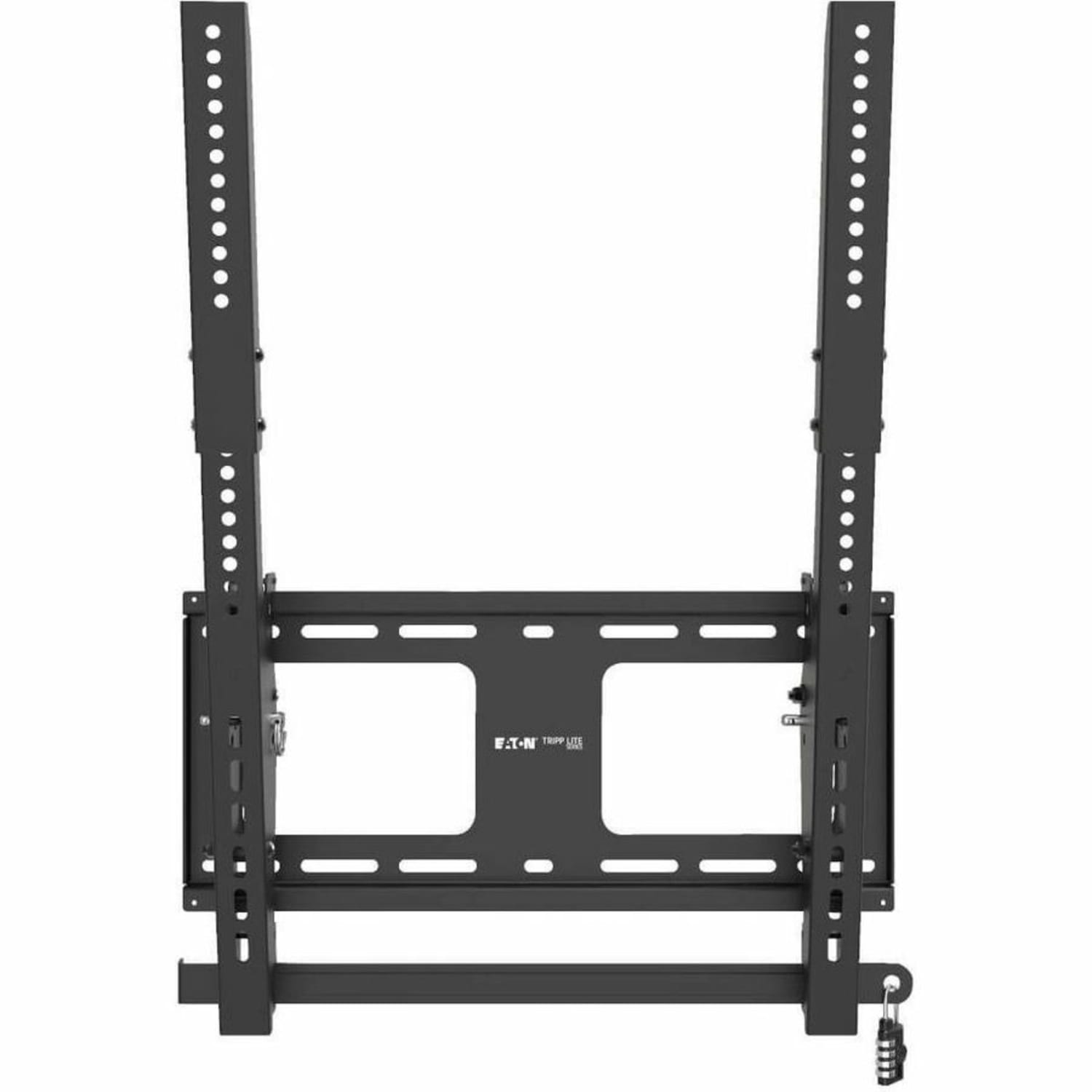 Eaton Tripp Lite Series Heavy-Duty Tilt Security Display TV Wall Mount for 45-55in TVs & Monitors - Flat Screen, Portrait Mode - Bracket - for TV / monitor - lockable - steel - black - screen size: 45in-55in - wall-mountable - Image 5