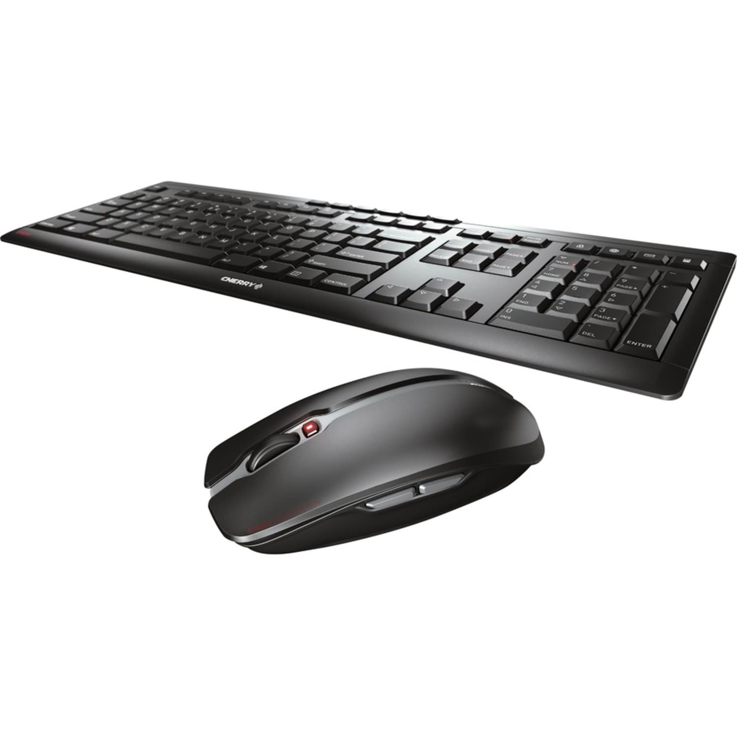 CHERRY STREAM DESKTOP - Keyboard and mouse set - wireless - 2.4 GHz - English - key switch: CHERRY SX - black - Image 5