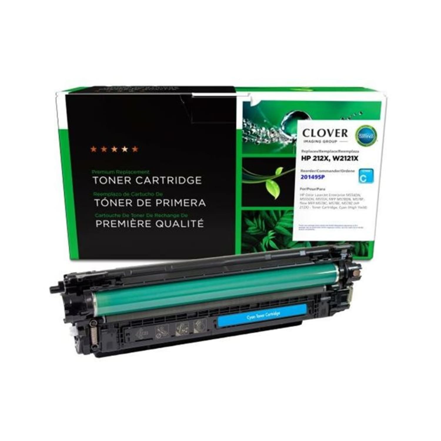 Office Depot Remanufactured Cyan High Yield Toner Cartridge Replacement For HP 212X, OD212XC - Image 3