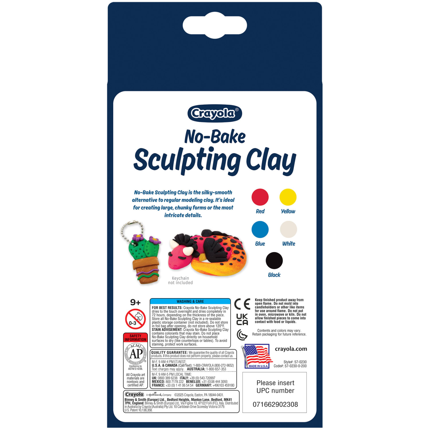 Crayola Sculpting Clay, Assorted Colors, 5 Count - Image 3