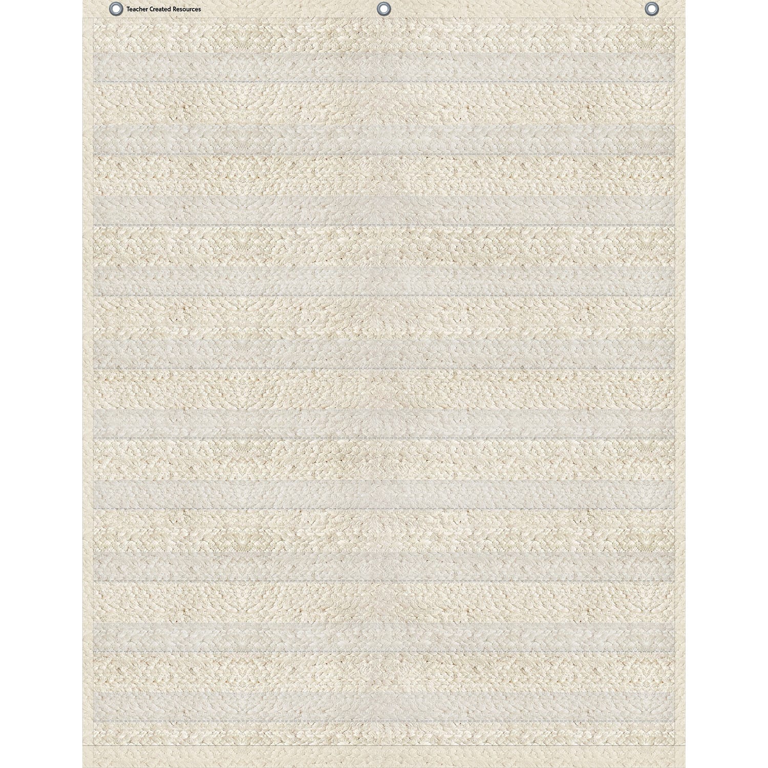 Teacher Created Resources 10 Pocket Chart, 34in x 44in, Woven