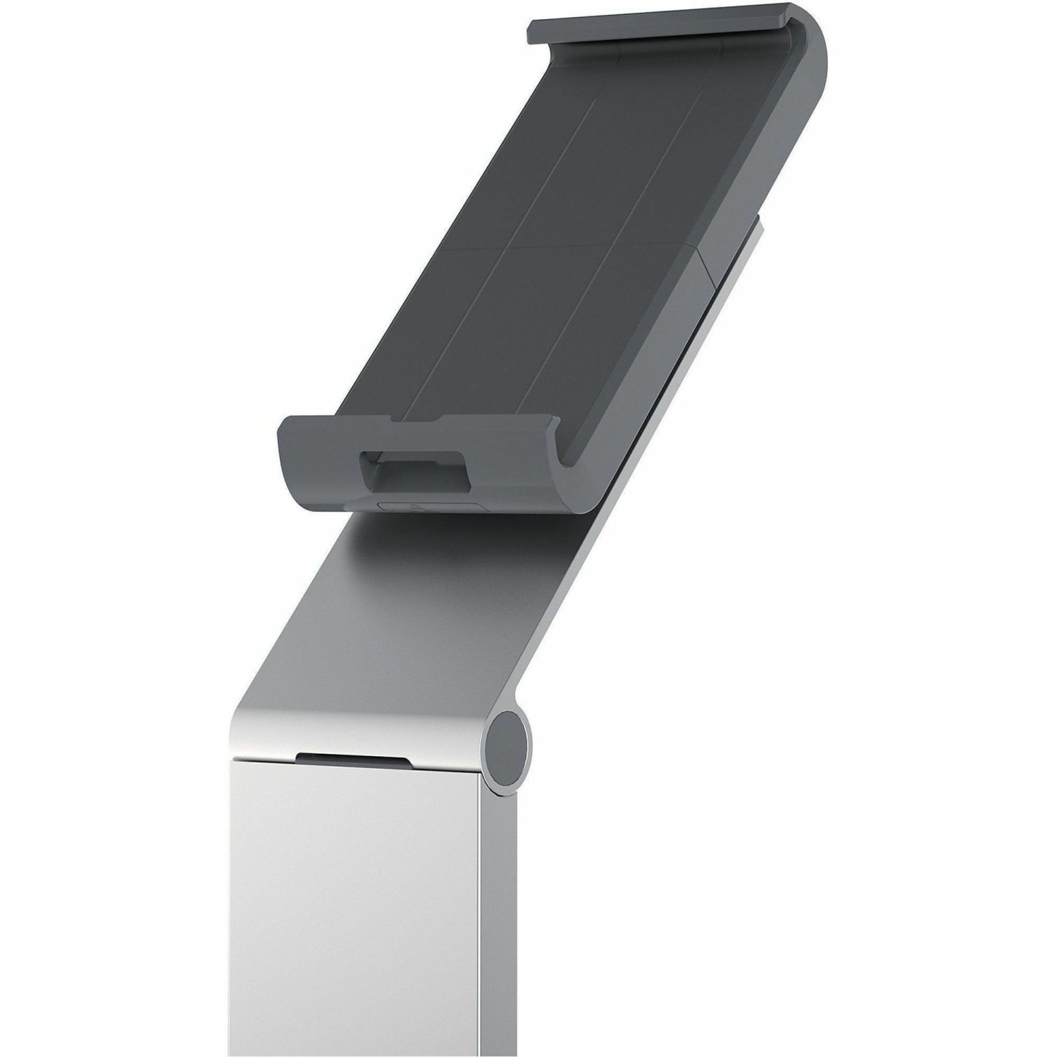 DURABLE TABLET HOLDER Floor Stand - Stands up to 47.5 Inches Tall (for Tablets 7-13 Inches, 360 Degree Rotation with Anti-Theft Device) Silver/Charcoal (893223) - Image 4
