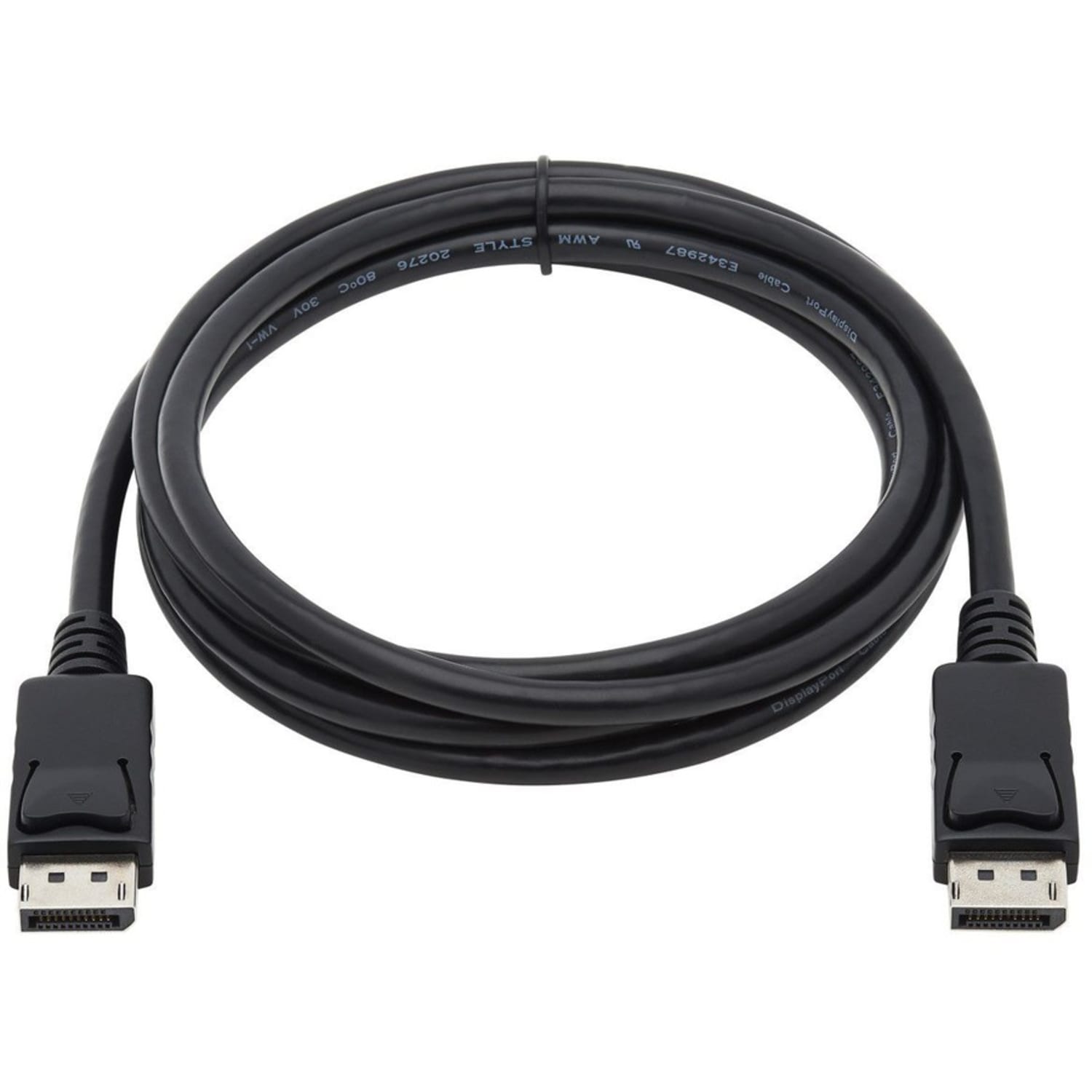 Tripp Lite Display Port Monitor Cable With Latches, 6', Black, P580-006 - Image 3