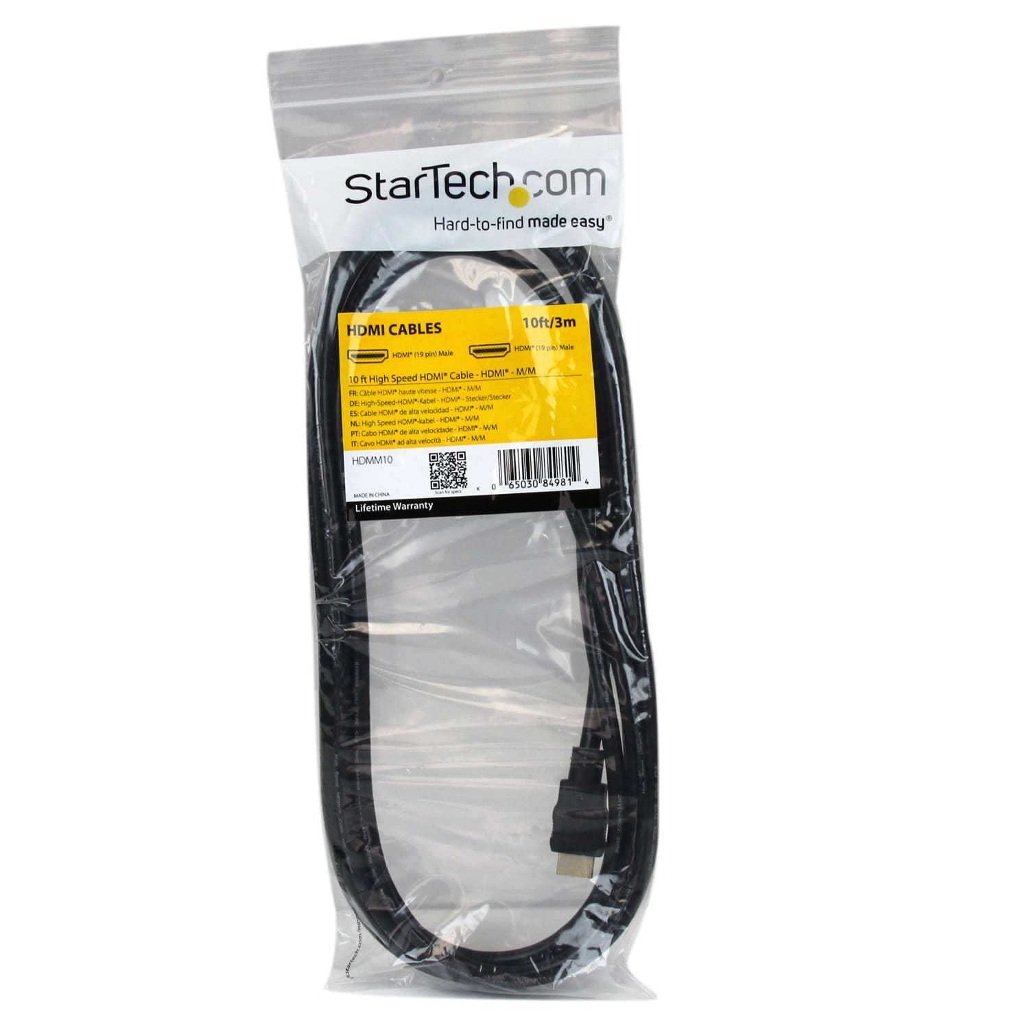 StarTech.com High Speed HDMI Cable, 10ft, Black - Image 6